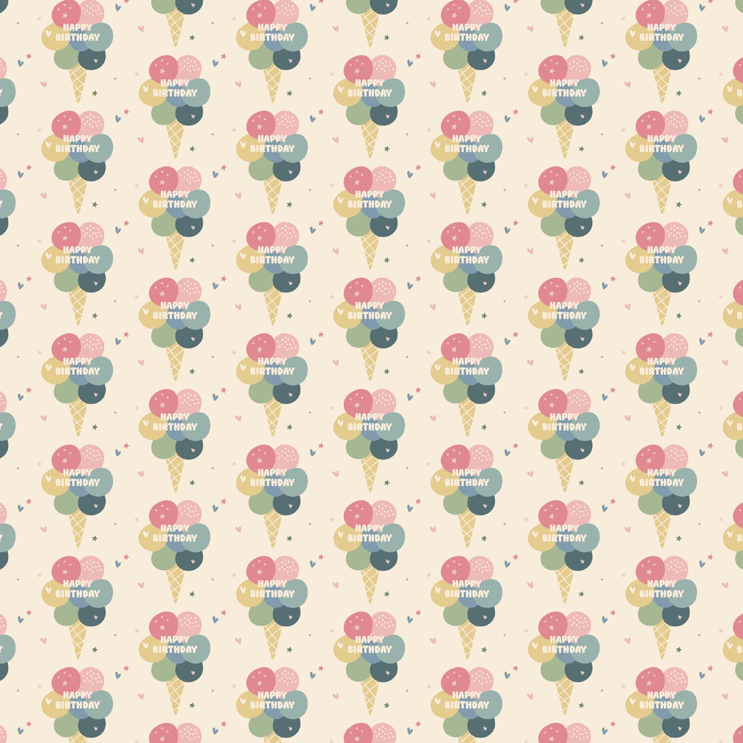 Happy Birthday Collection Balloon Bouquet 12 x 12 Double-Sided Scrapbook Paper by SSC Designs - 15 Pack
