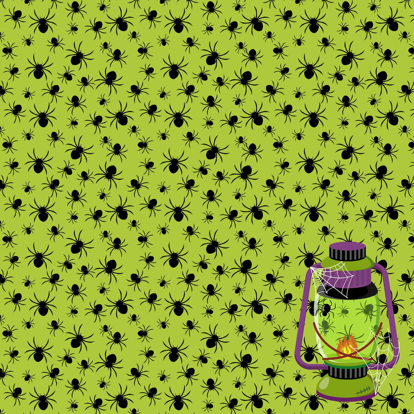 Happy Camp-o-ween Collection Creepy Creatures 12 x 12 Double-Sided Scrapbook Paper by SSC Designs - 15 Pack
