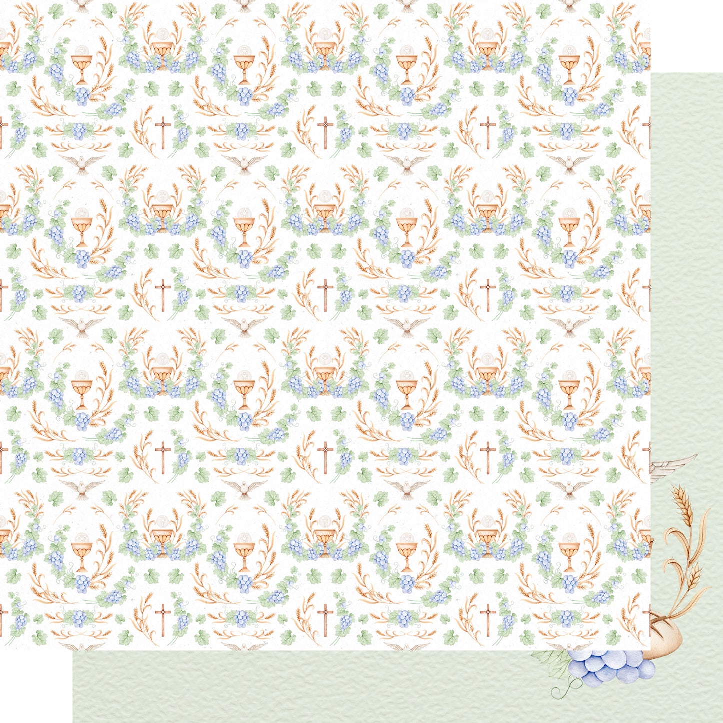 He Is Risen Collection Love 12 x 12 Double-Sided Scrapbook Paper by SSC Designs - 15 Pack