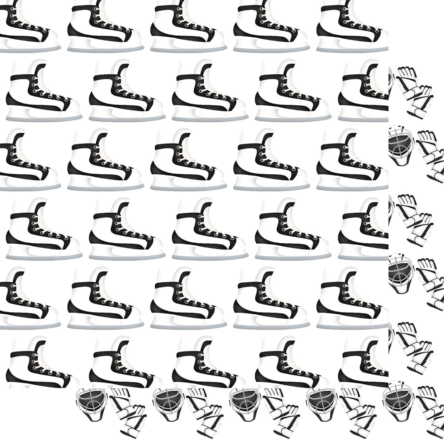 Hockey Season Collection Goalie Glory 12 x 12 Double-Sided Scrapbook Paper by SSC Designs - 15 Pack