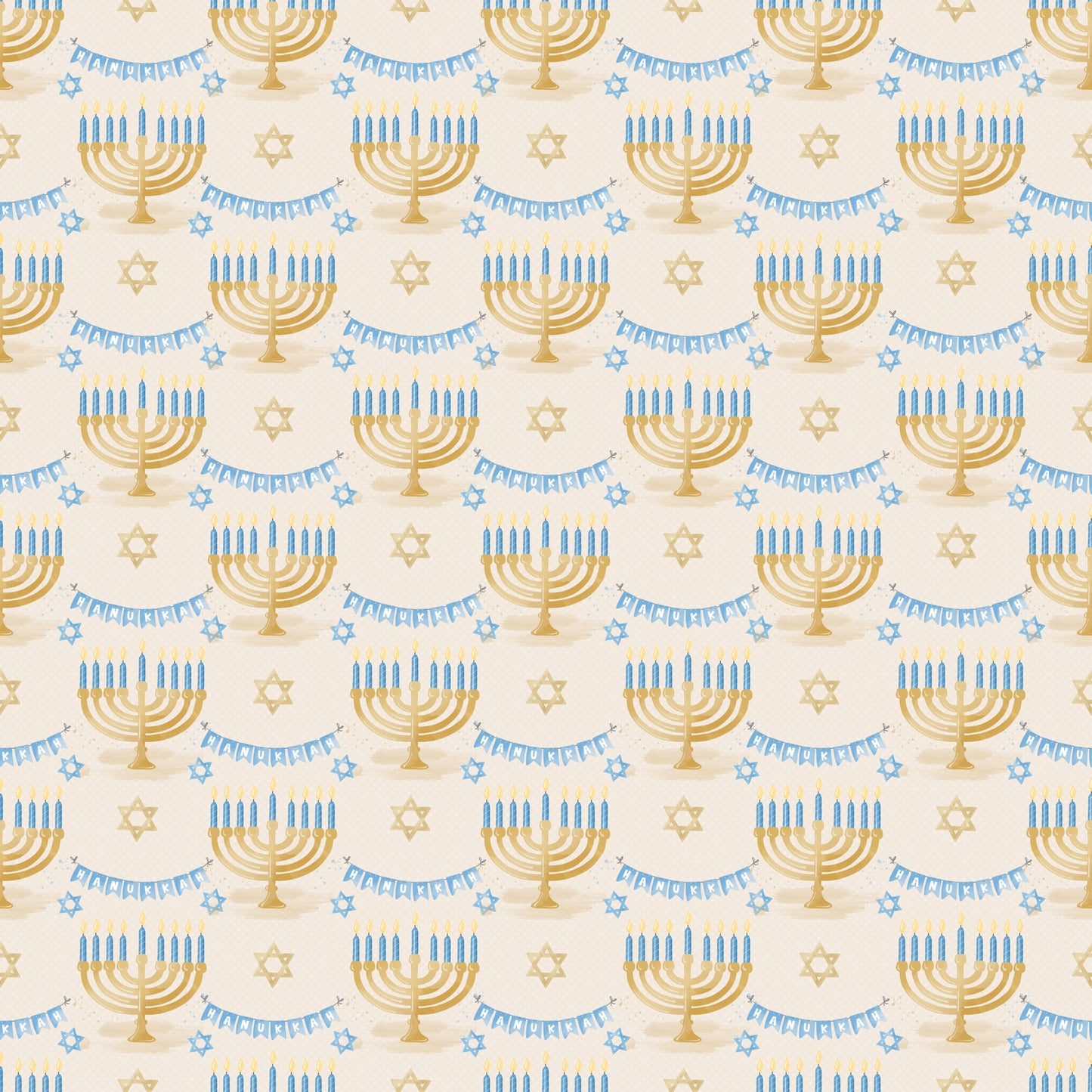 Hanukkah Collection Shine Bright 12 x 12 Double-Sided Scrapbook Paper - 15 Pack