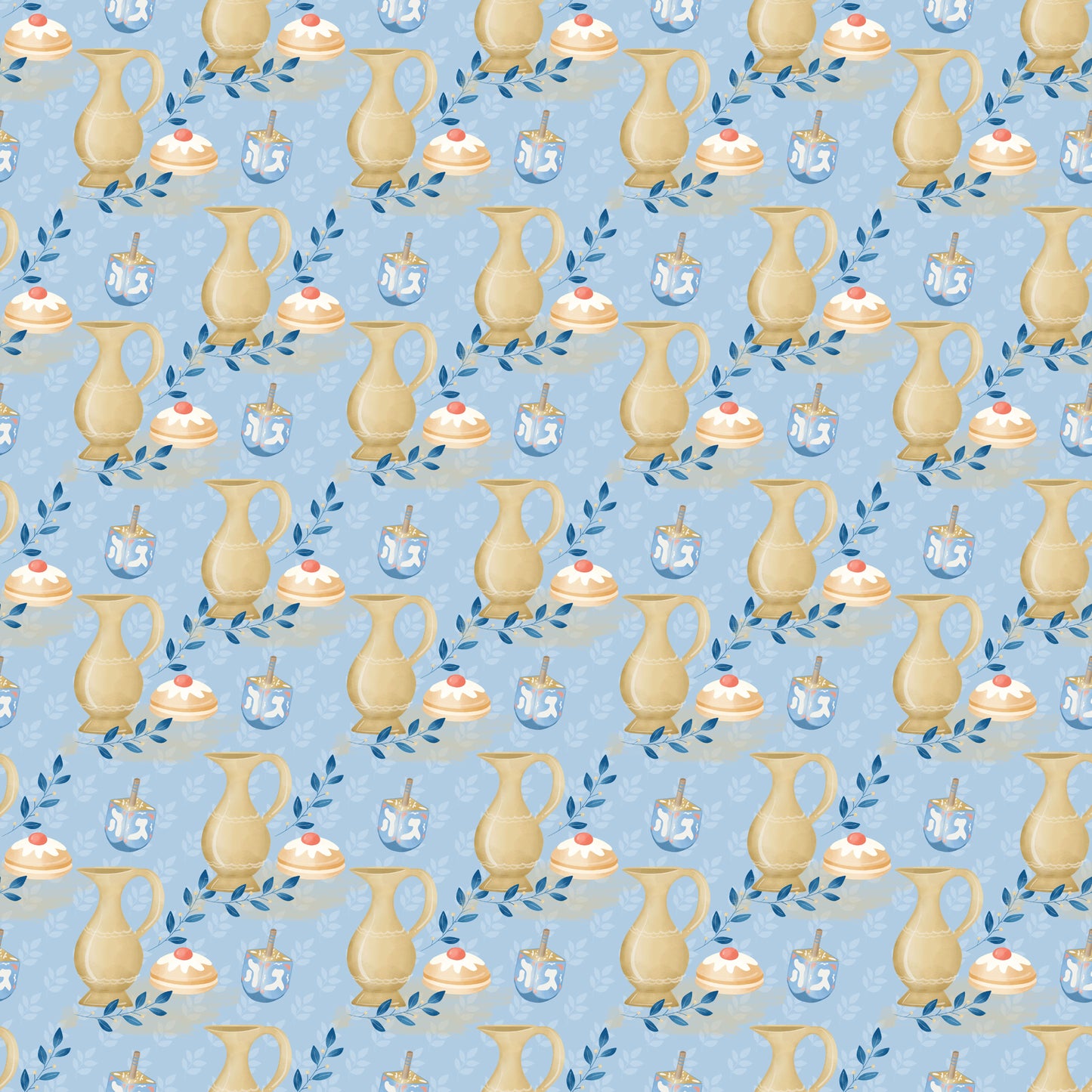 Hanukkah Collection Shine Bright 12 x 12 Double-Sided Scrapbook Paper - 15 Pack