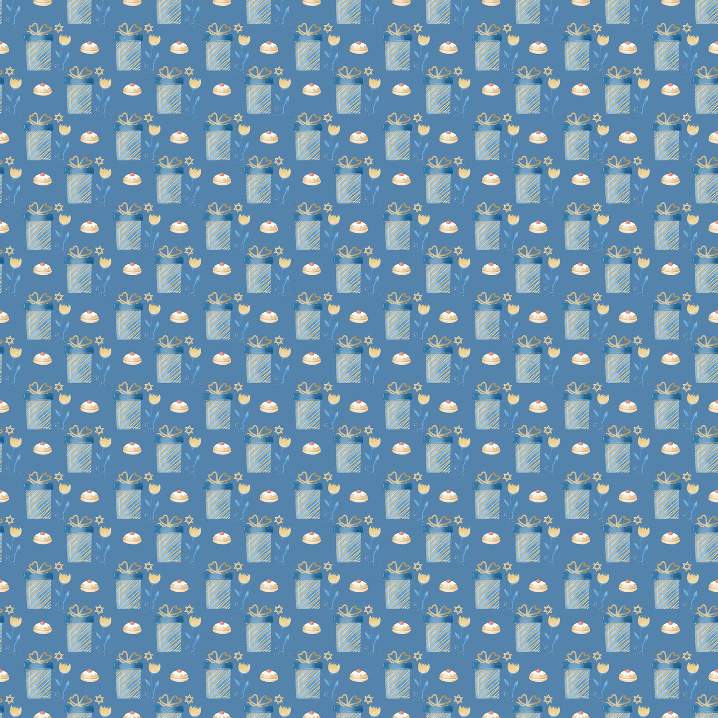 Hanukkah Collection Banner 12 x 12 Double-Sided Scrapbook Paper - 15 Pack