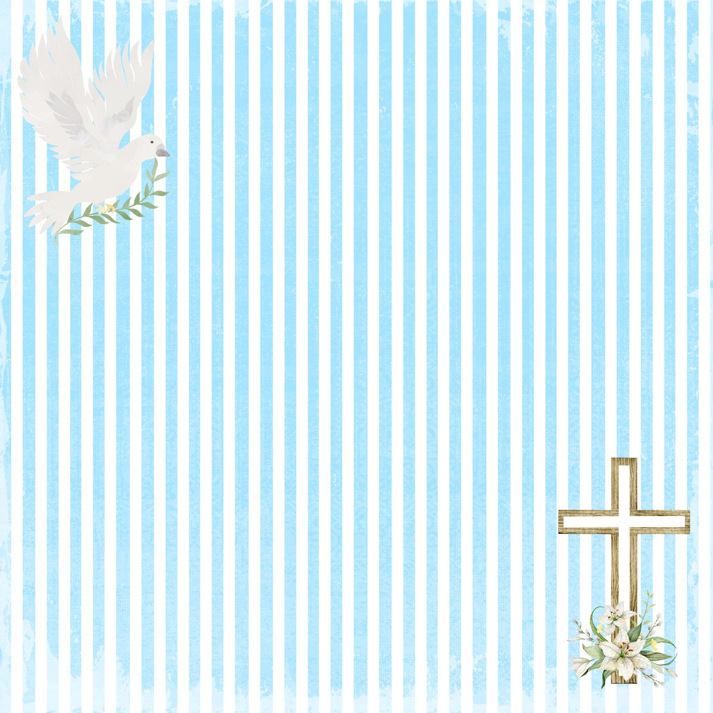 Holy Sacraments Collection Godson 12 x 12 Double-Sided Scrapbook Paper by SSC Designs - 15 Pack