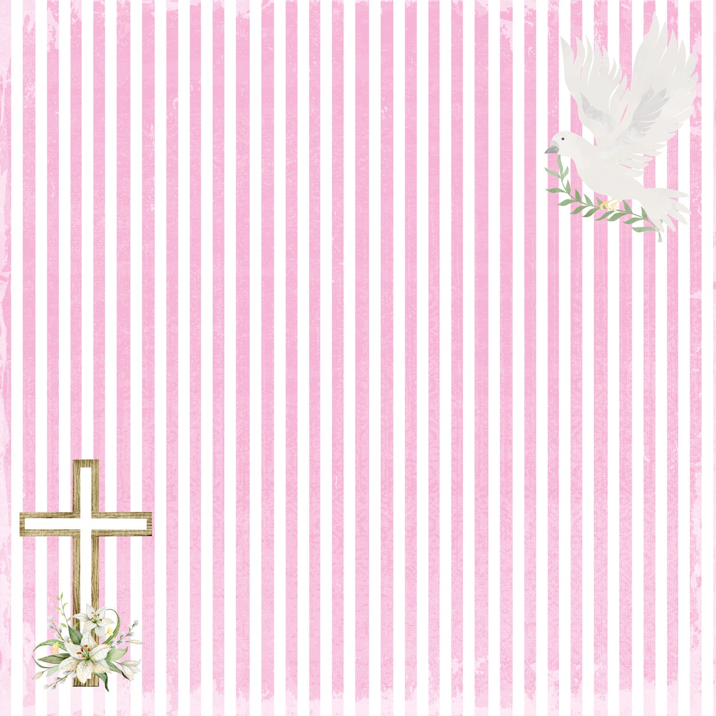 Holy Sacraments Collection Goddaughter 12 x 12 Double-Sided Scrapbook Paper by SSC Designs - 15 Pack