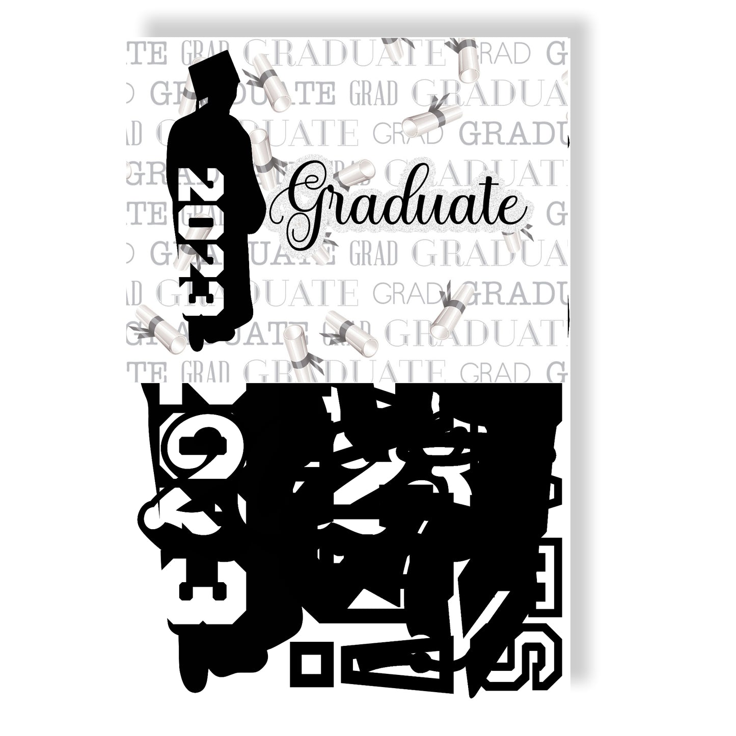 Graduation Collection Male Graduate 12 x 12 Scrapbook Paper Pack & Embellishment Kit - 3 Kits
