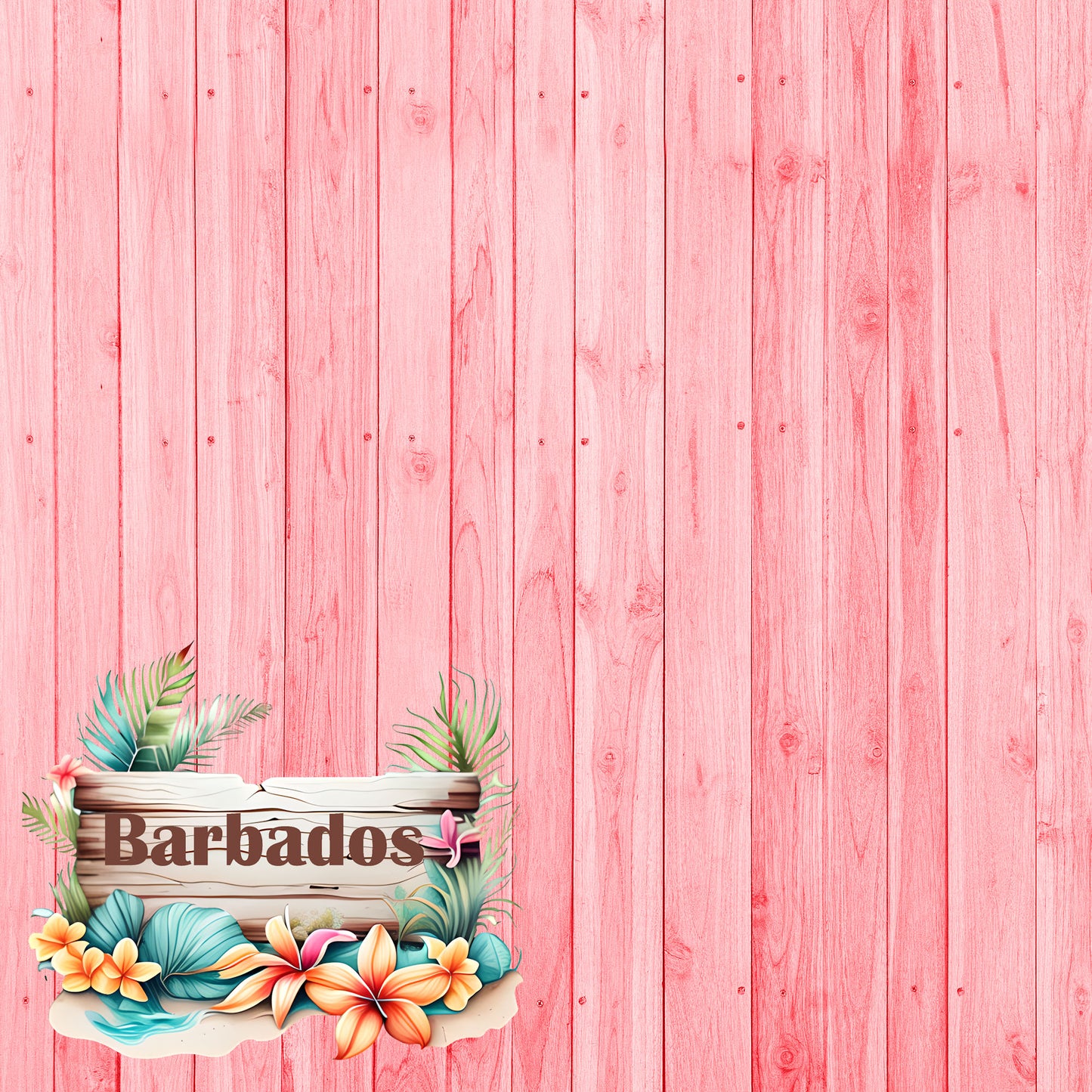 Island Life Collection Barbados 12 x 12 Double-Sided Scrapbook Paper by SSC Designs - 15 Pack