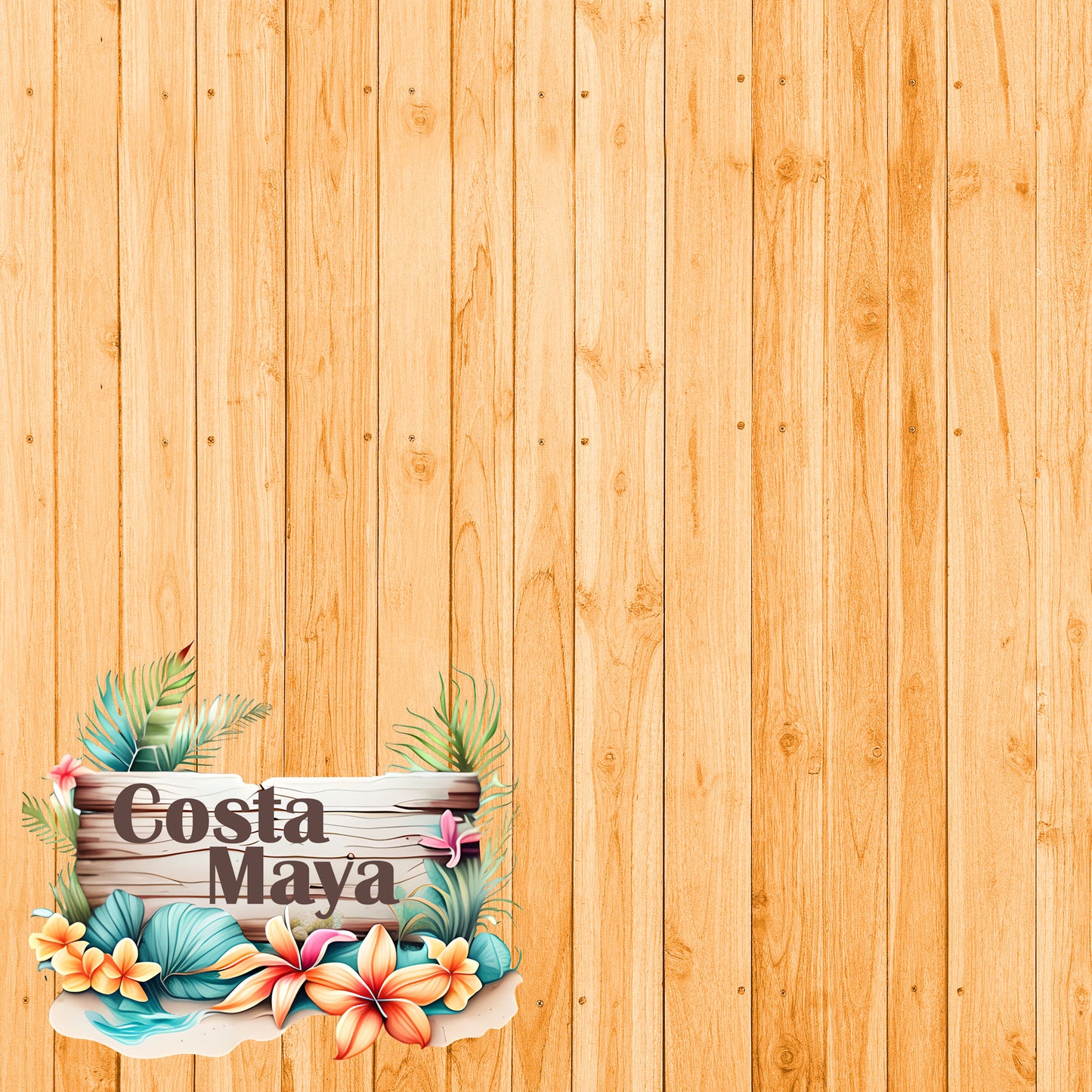 Island Life Collection Costa Maya 12 x 12 Double-Sided Scrapbook Paper by SSC Designs - 15 Pack