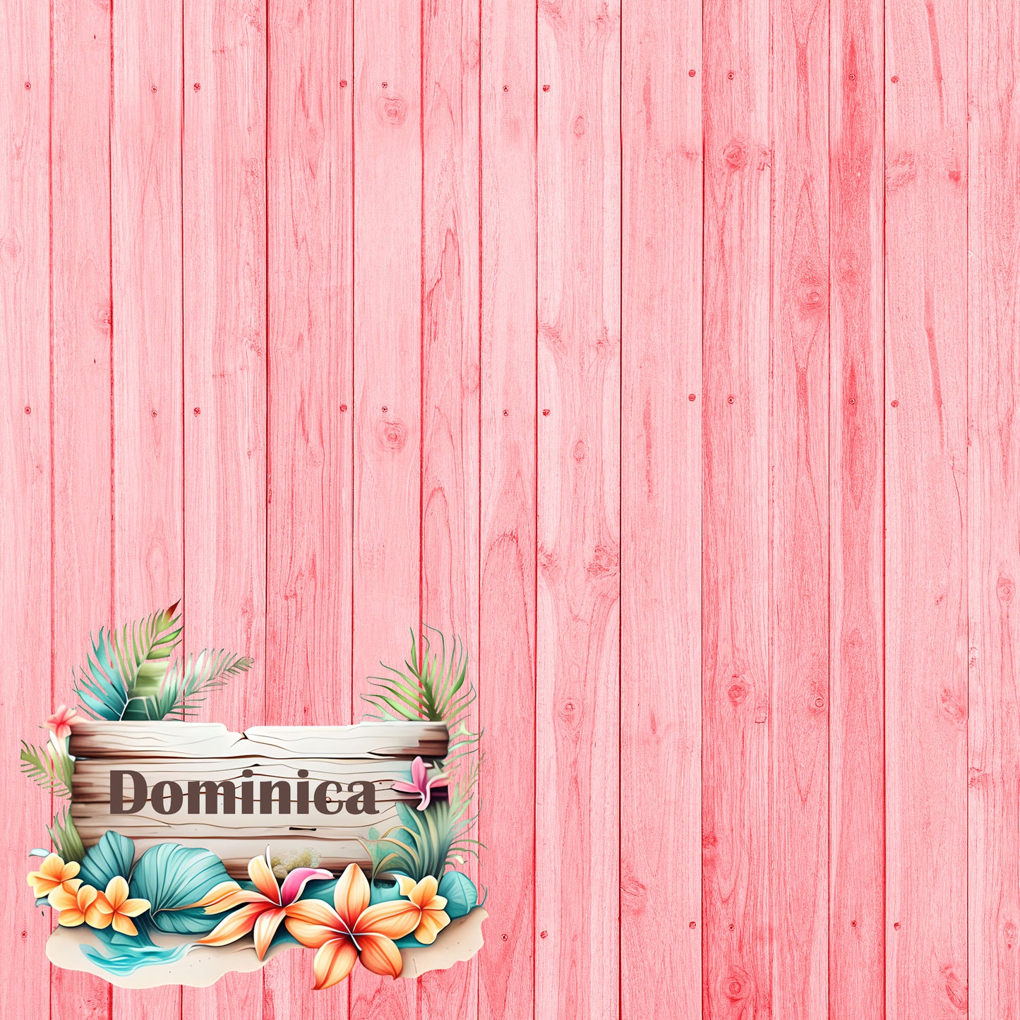 Island Life Collection Dominica 12 x 12 Double-Sided Scrapbook Paper by SSC Designs - 15 Pack