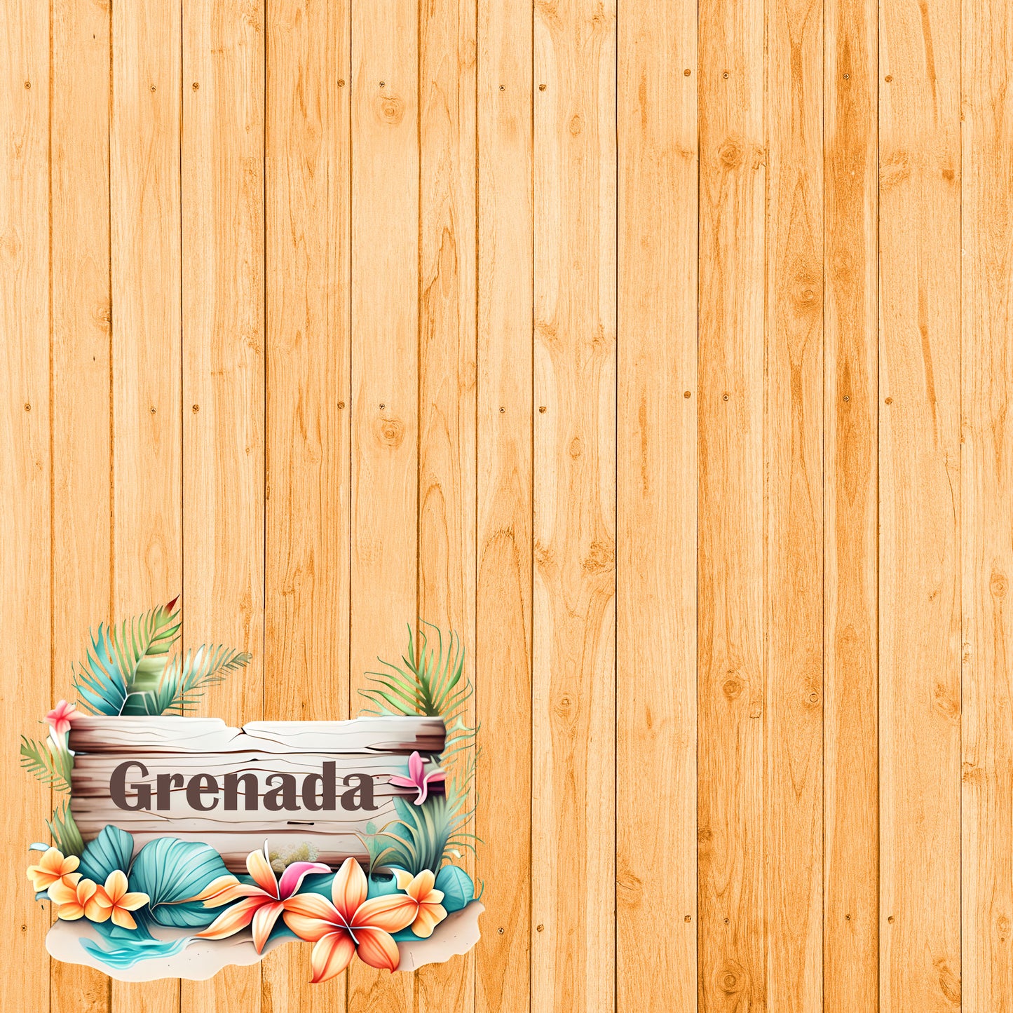 Island Life Collection Grenada 12 x 12 Double-Sided Scrapbook Paper by SSC Designs - 15 Pack