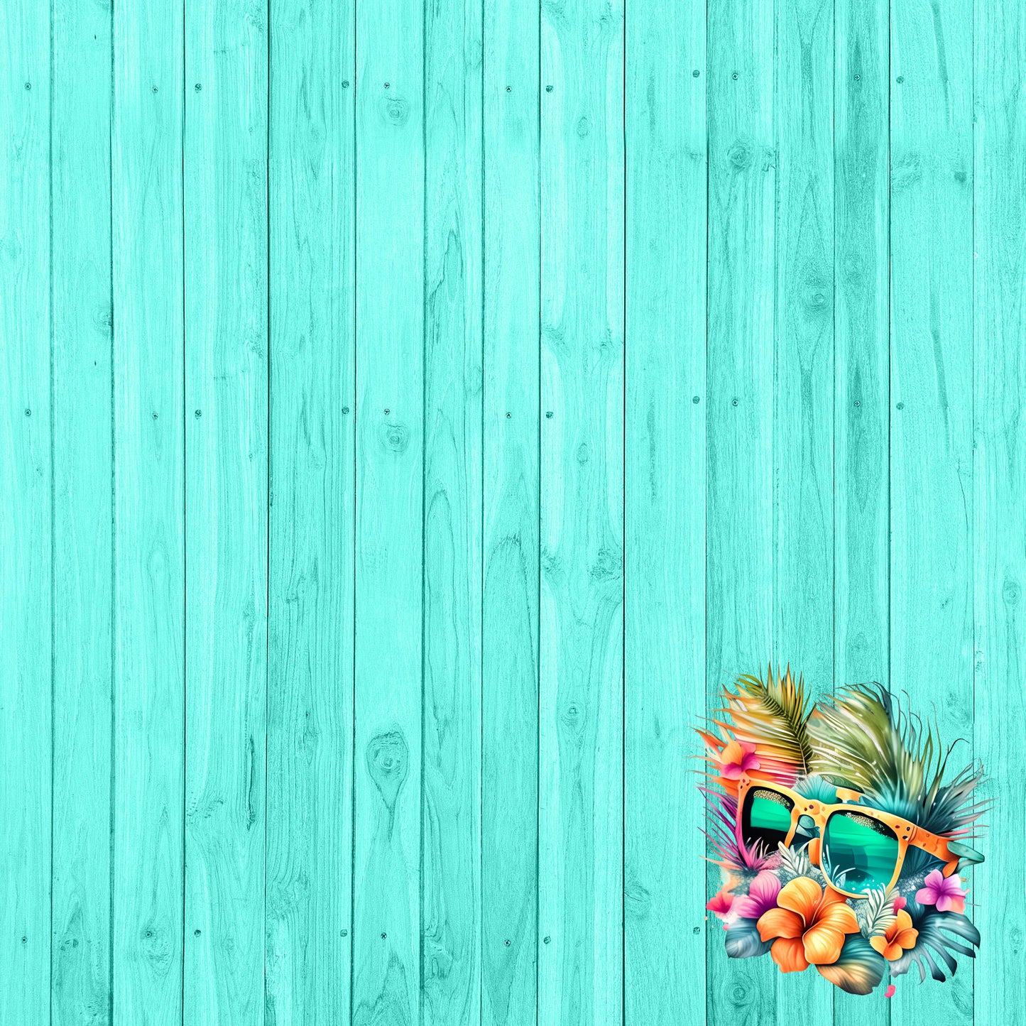 Island Life Collection Playa del Carmen 12 x 12 Double-Sided Scrapbook Paper by SSC Designs - 15 Pack