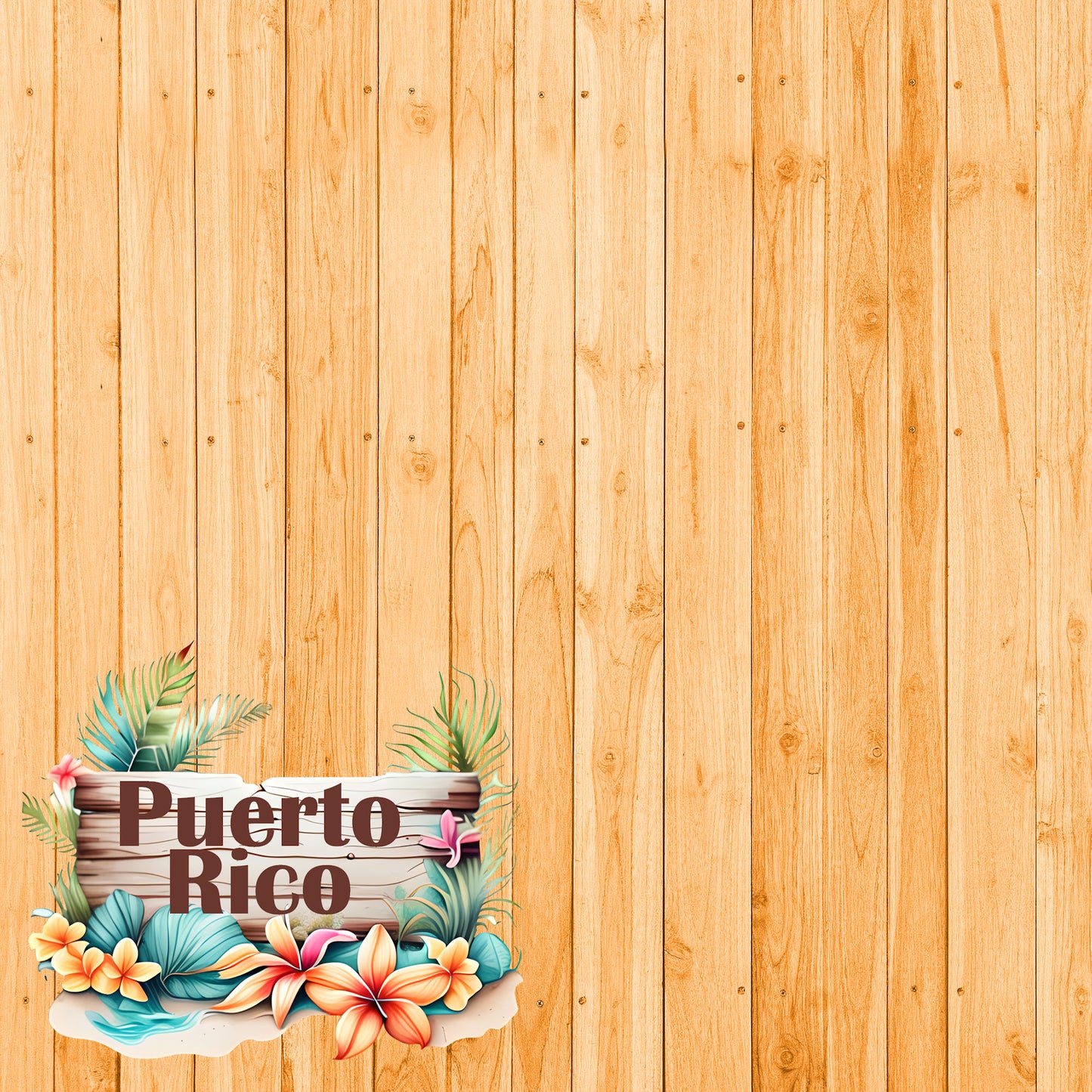 Island Life Collection Puerto Rico 12 x 12 Double-Sided Scrapbook Paper by SSC Designs - 15 Pack