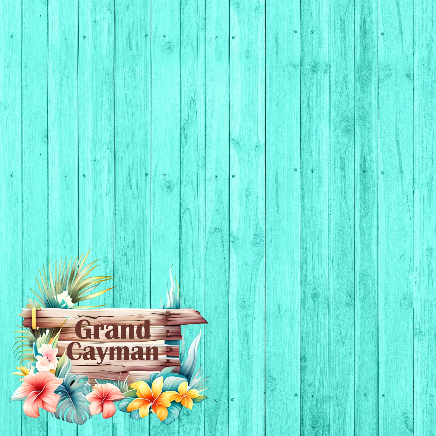 Island Life Collection Grand Cayman 12 x 12 Double-Sided Scrapbook Paper by SSC Designs - 15 Pack