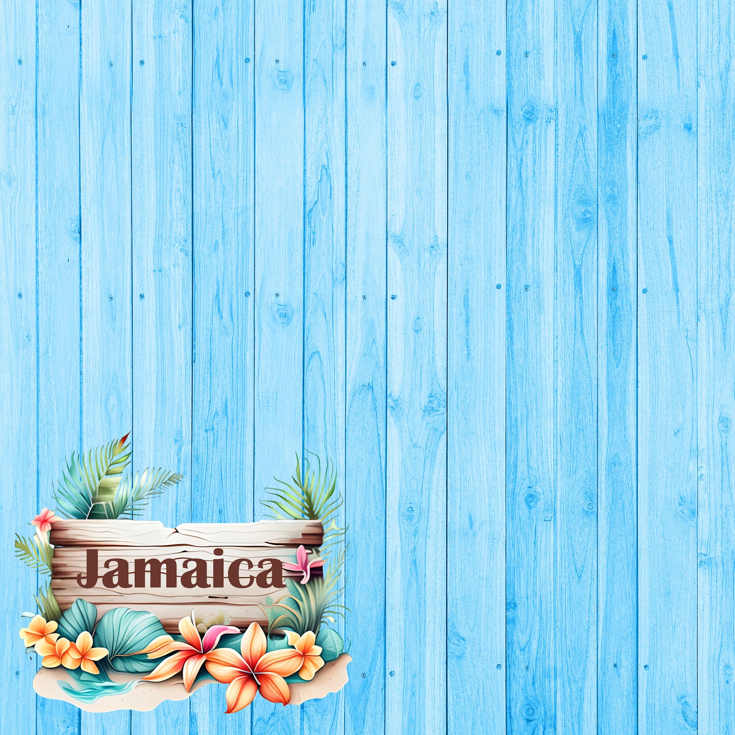 Island Life Collection Jamaica 12 x 12 Double-Sided Scrapbook Paper by SSC Designs - 15 Pack