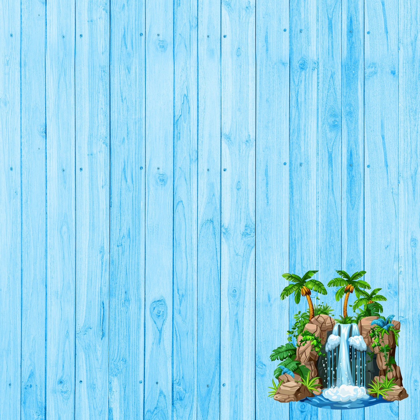 Island Life Collection Jamaica 12 x 12 Double-Sided Scrapbook Paper by SSC Designs - 15 Pack