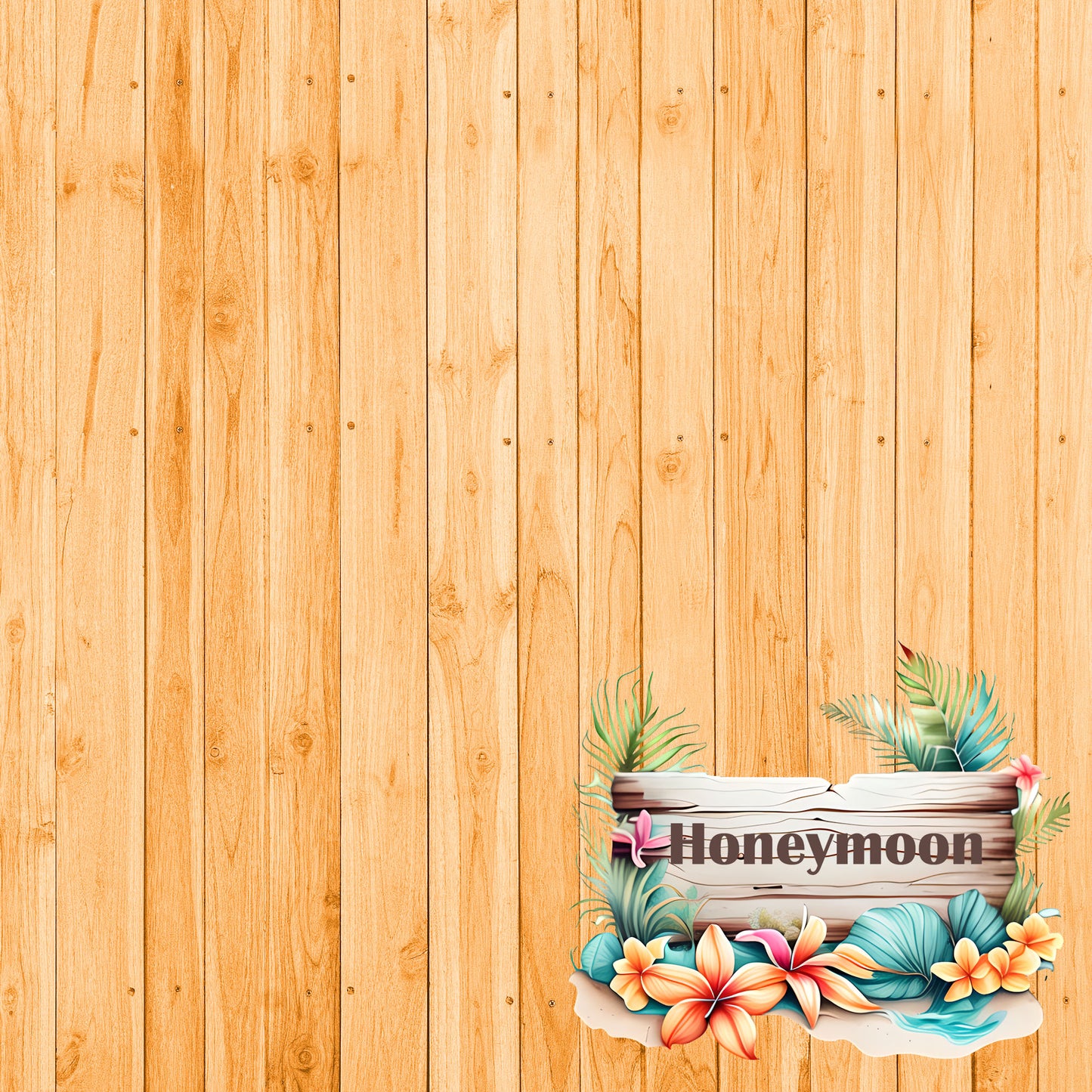 Island Life Collection Honeymoon 12 x 12 Double-Sided Scrapbook Paper by SSC Designs - 15 Pack
