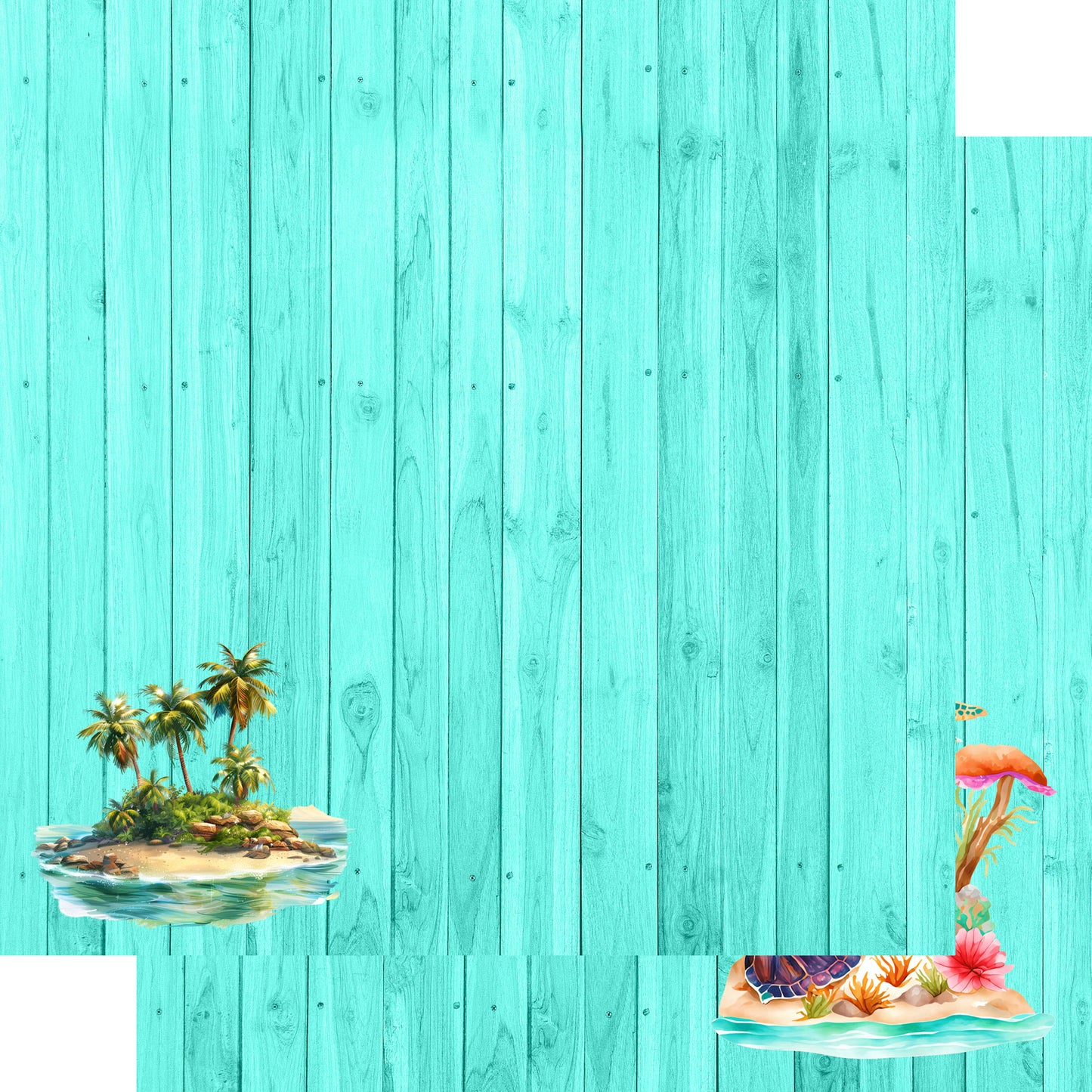 Island Life 12 x 12 Scrapbook Paper & Embellishment Kit by SSC Designs - 3 Kits