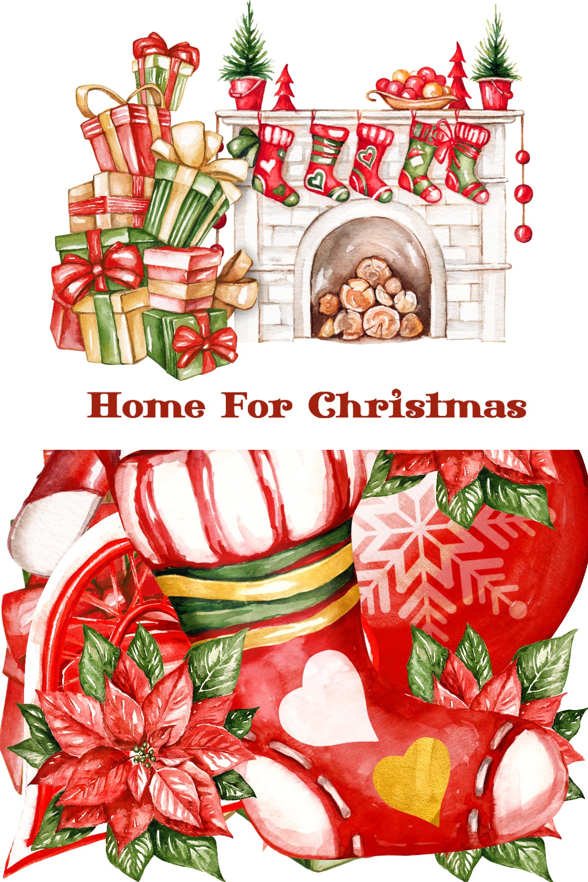 Home For Christmas 12 x 12 Scrapbook Paper Pack & Embellishment Kit - 3 Kits