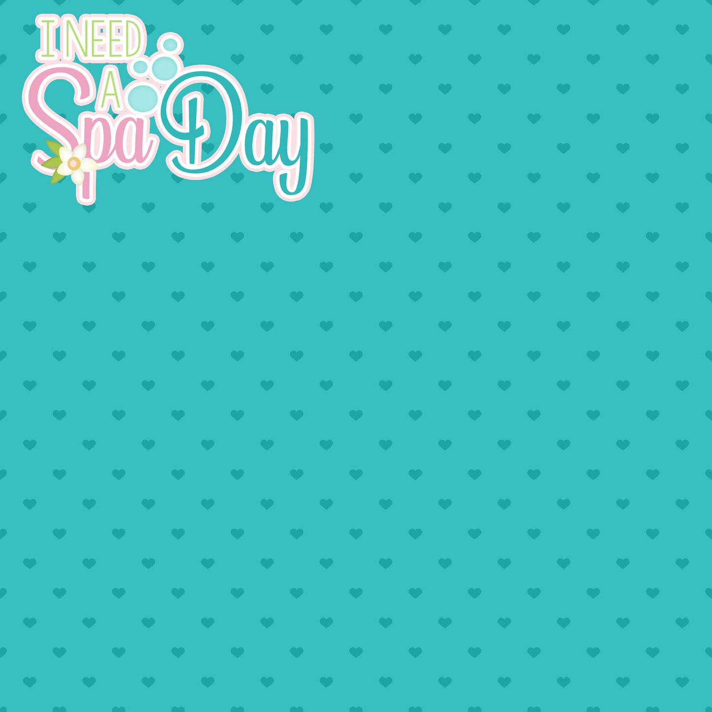 Just Fun Collection Spa Day 12 x 12 Double-Sided Scrapbook Paper by SSC Designs - 15 Pack