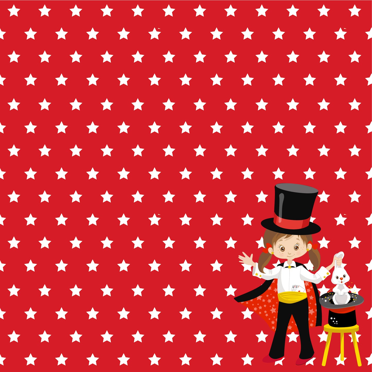 Just Fun Collection Magic Show 12 x 12 Double-Sided Scrapbook Paper by SSC Designs - 15 Pack
