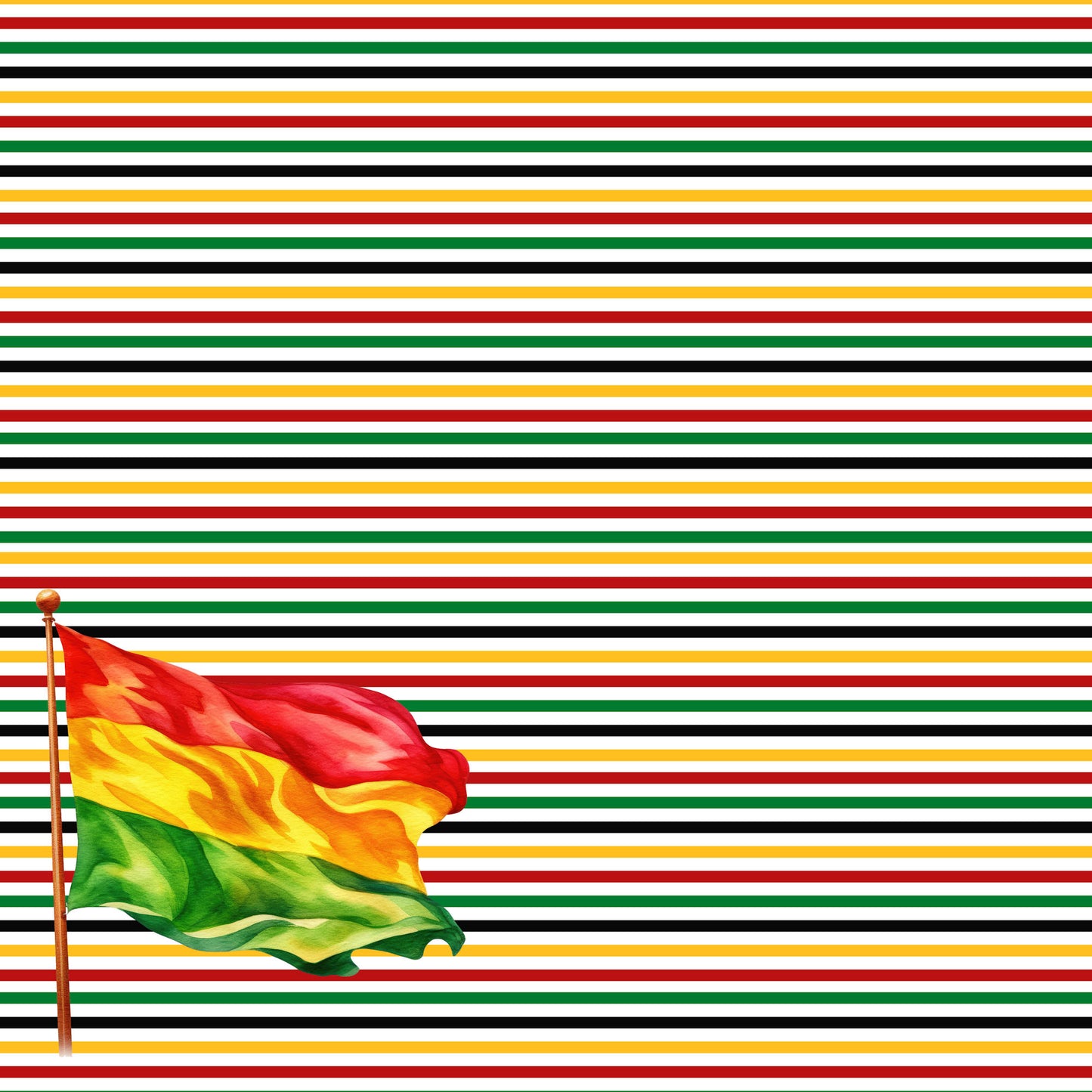 Juneteenth Collection Freedom 12 x 12 Double-Sided Scrapbook Paper by SSC Designs - 15 Pack