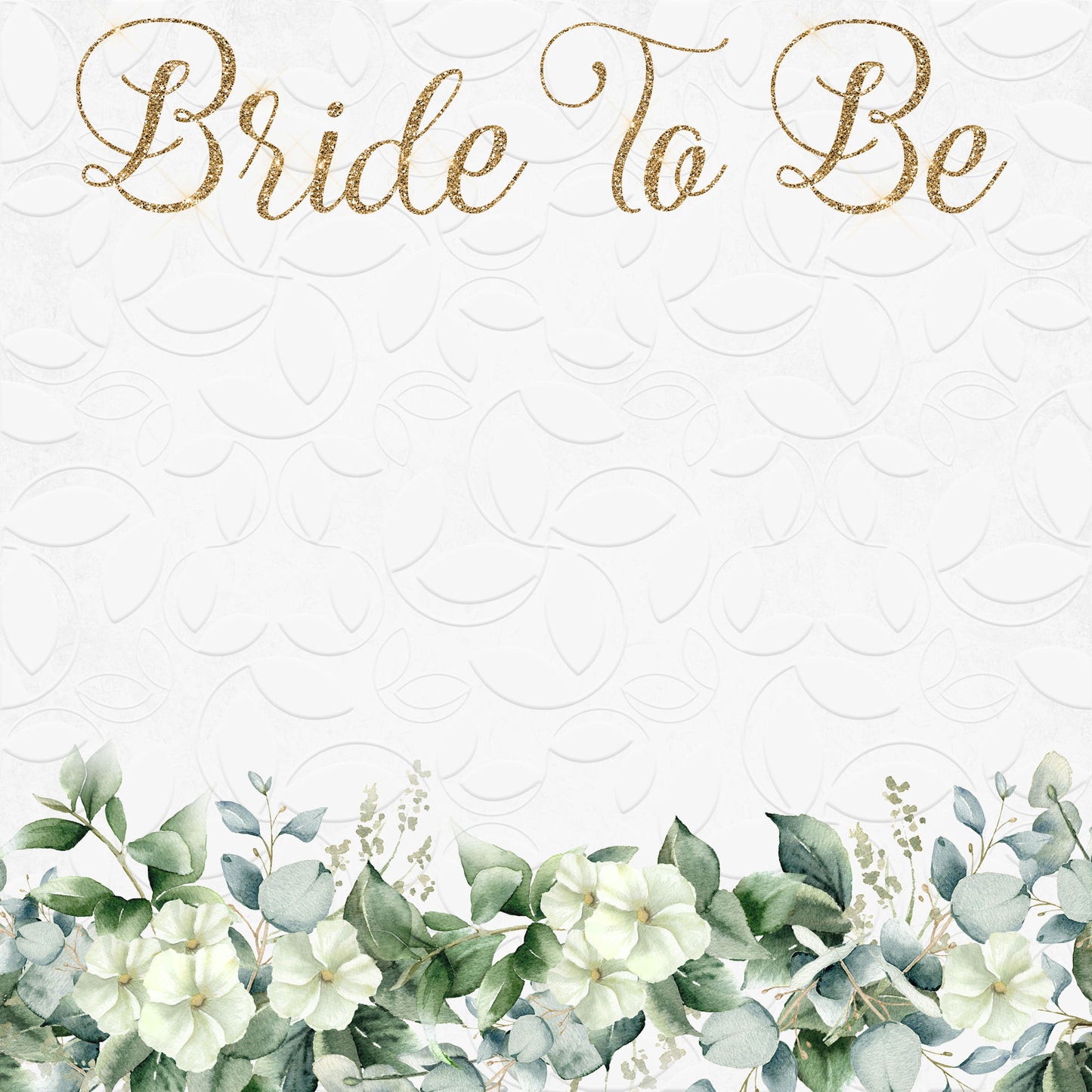 Love Always Collection Bride To Be 12 x 12 Double-Sided Scrapbook Paper by SSC Designs - 15 Pack