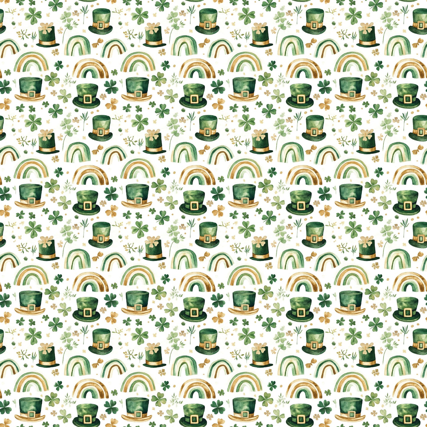 Lucky Days Collection Rainbow's End Treasures 12 x 12 Double-Sided Scrapbook Paper by SSC Designs - 15 Pack
