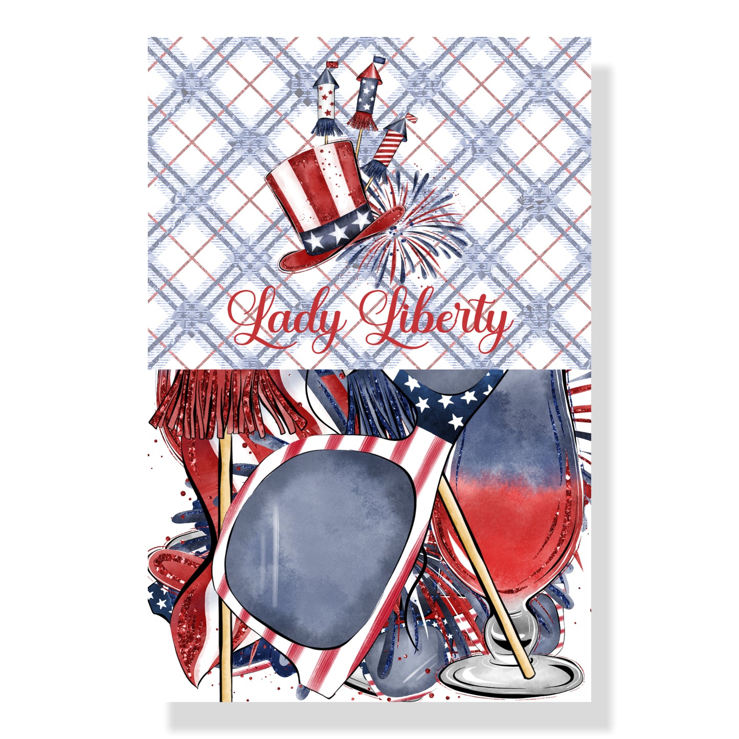 Lady Liberty Collection Laser Cut Scrapbook Ephemera Embellishments by SSC Designs - 3 Packs