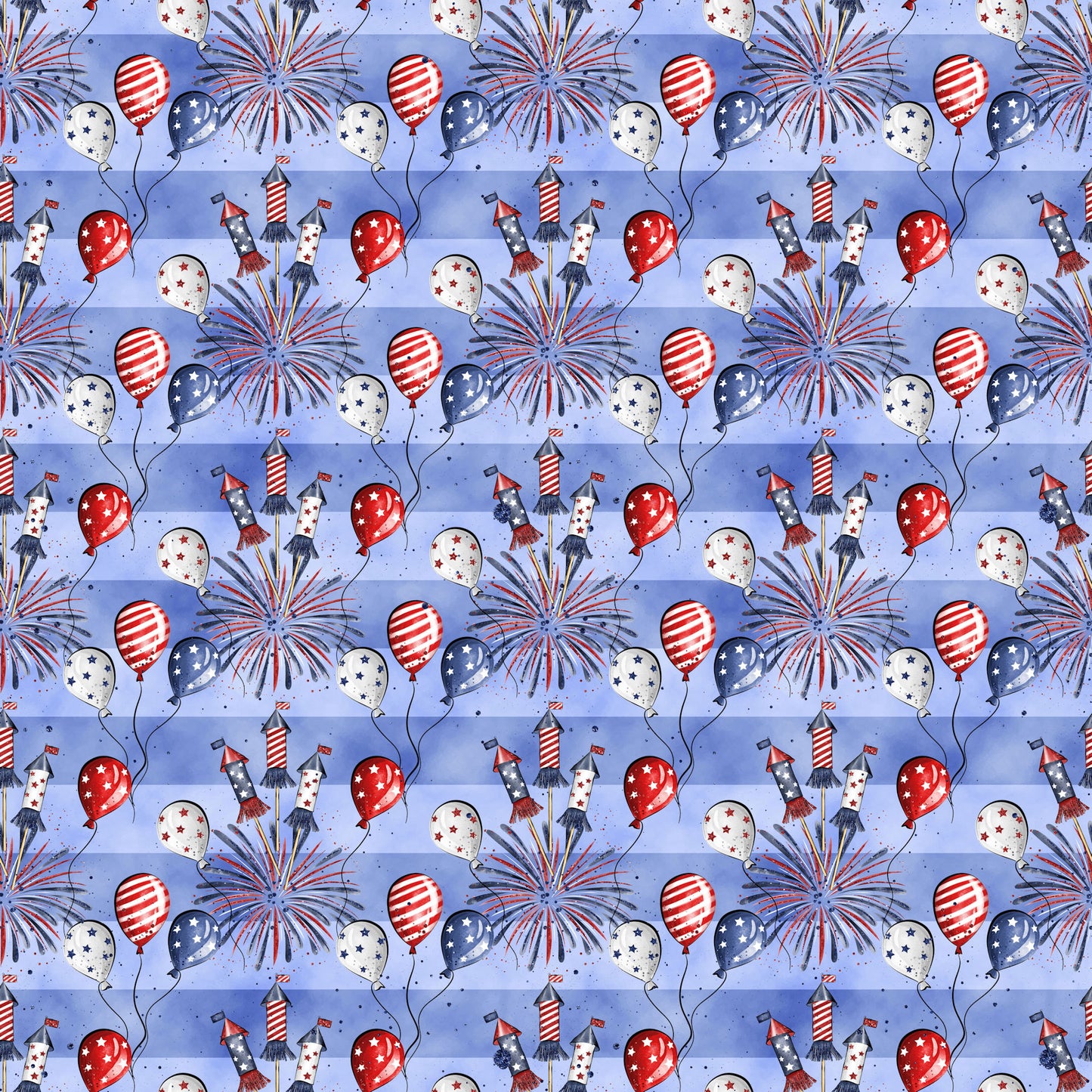 Lady Liberty Collection Red, White & Balloon 12 x 12 Double-Sided Scrapbook Paper by SSC Designs - 15 Pack