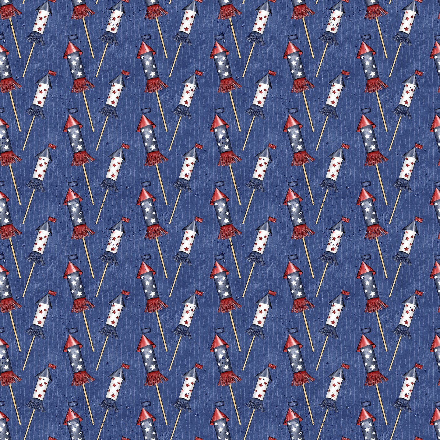 Lady Liberty Collection Bottle Rockets 12 x 12 Double-Sided Scrapbook Paper by SSC Designs - 15 Pack