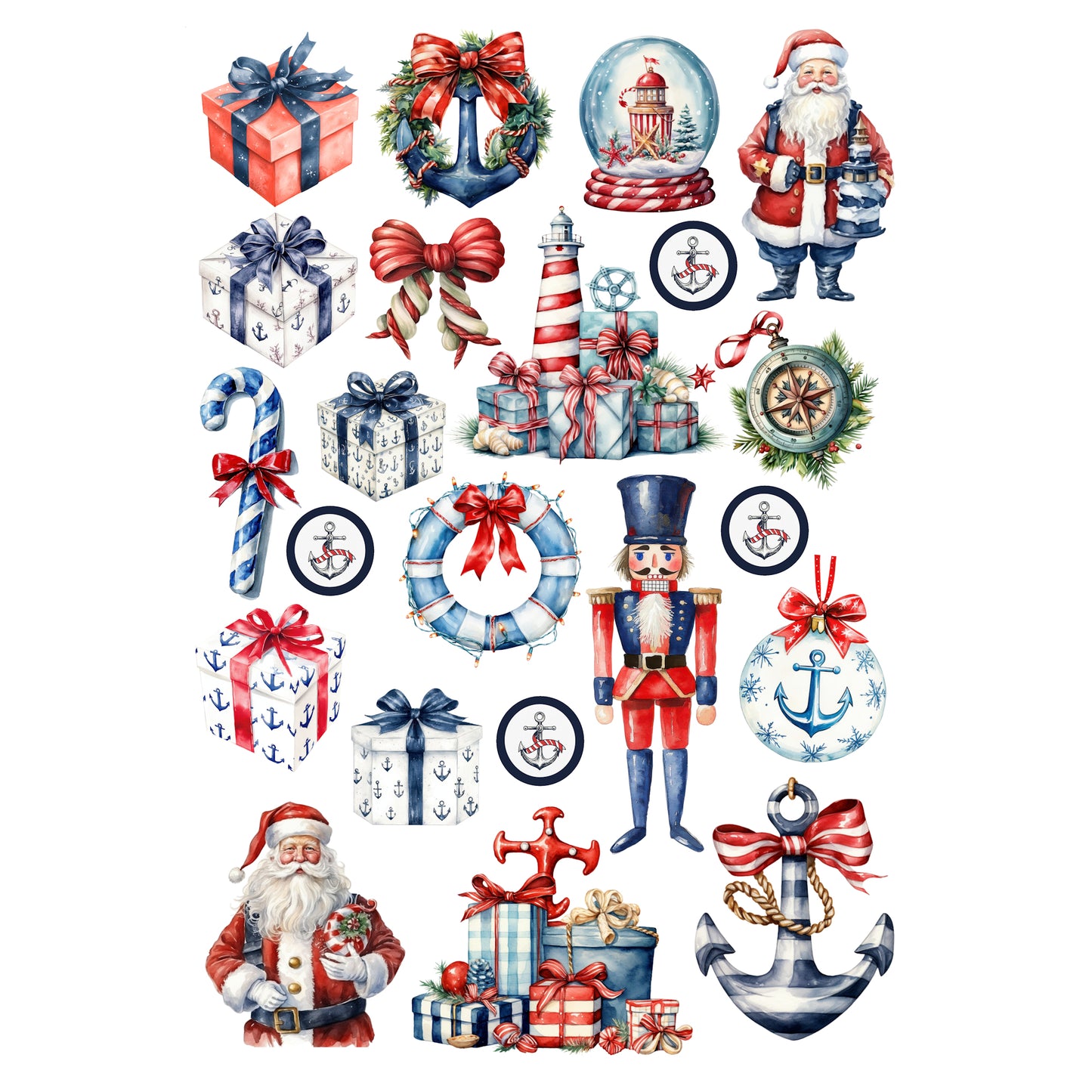 Merry Cruisemas Collection Laser Cut Scrapbook Ephemera Embellishments by SSC Designs - 3 Packs