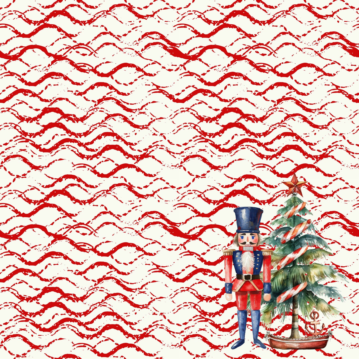Merry Cruisemas Collection Nutcracker 12 x 12 Double-Sided Scrapbook Paper by SSC Designs - 15 Pack