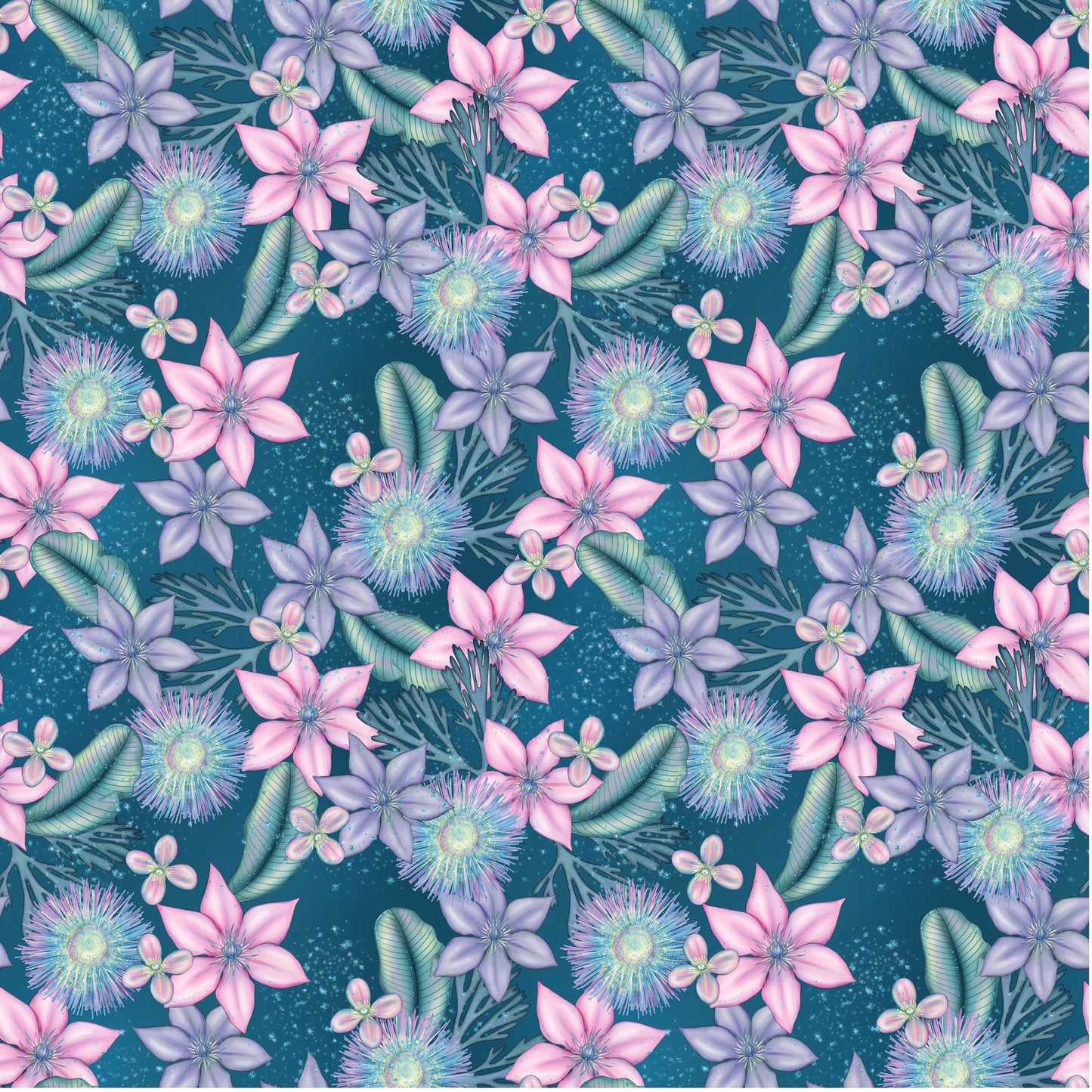 Gaynor Carradice's Mermaids & Seashells Collection Mermaid Scales 12 x 12 Double-Sided Scrapbook Paper - 15 Pack