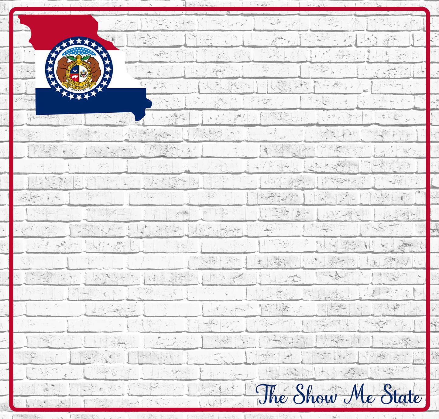 Fifty States Collection Missouri 12 x 12 Double-Sided Scrapbook Paper by SSC Designs - 15 Pack