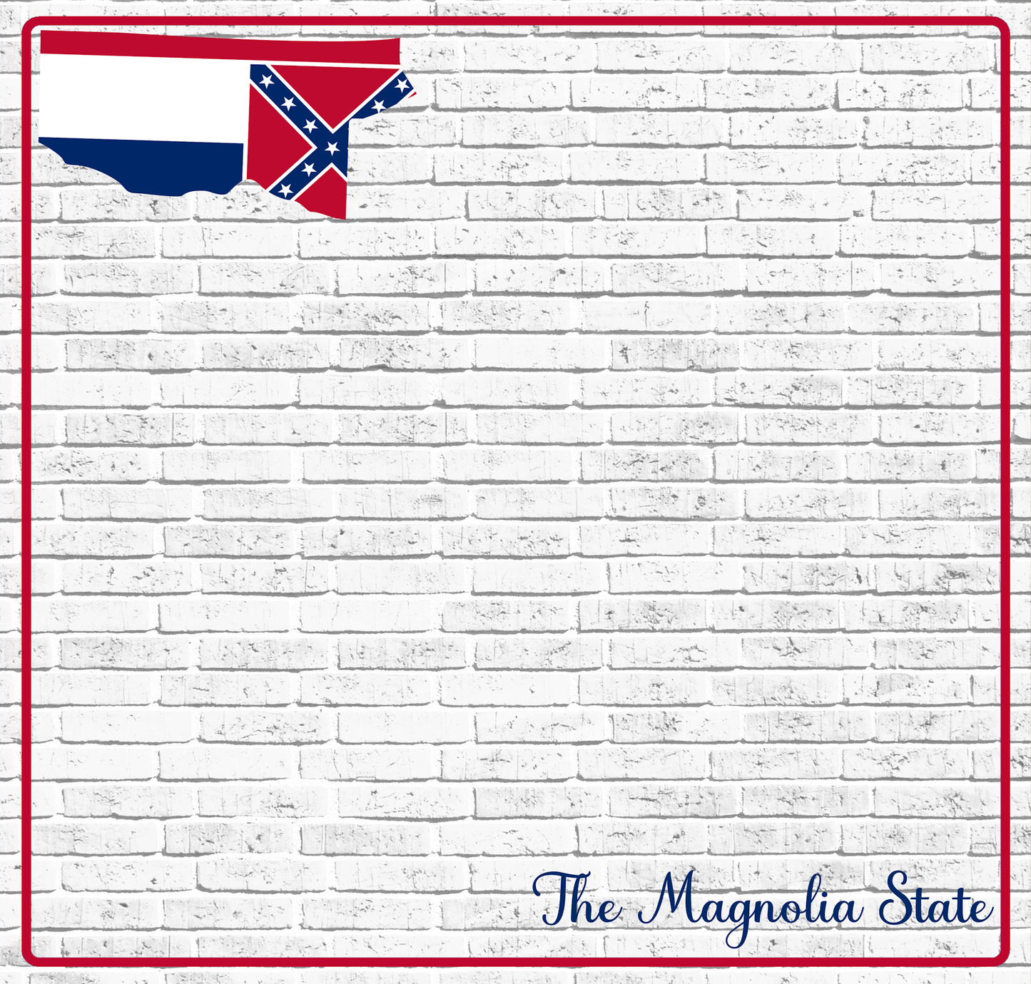 Fifty States Collection Mississippi 12 x 12 Double-Sided Scrapbook Paper by SSC Designs - 15 Pack
