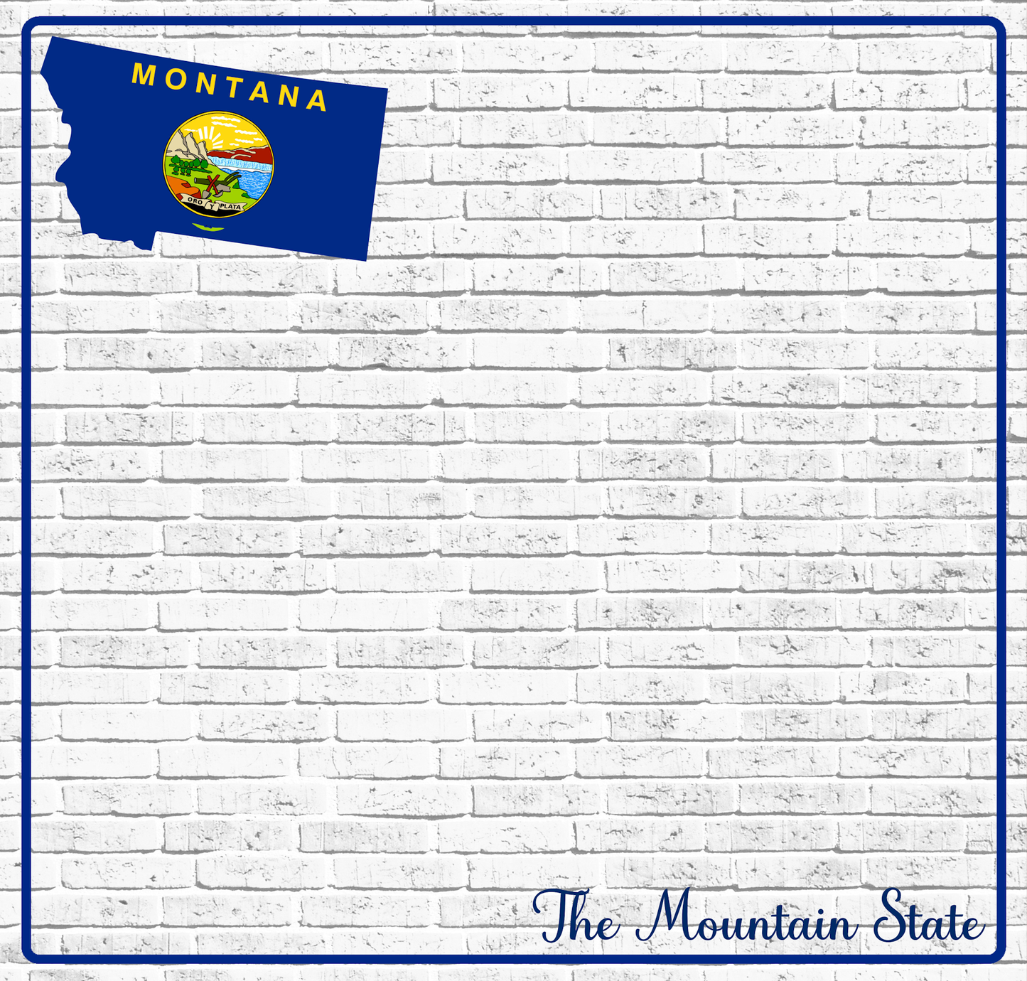 Fifty States Collection Montana 12 x 12 Double-Sided Scrapbook Paper by SSC Designs - 15 Pack