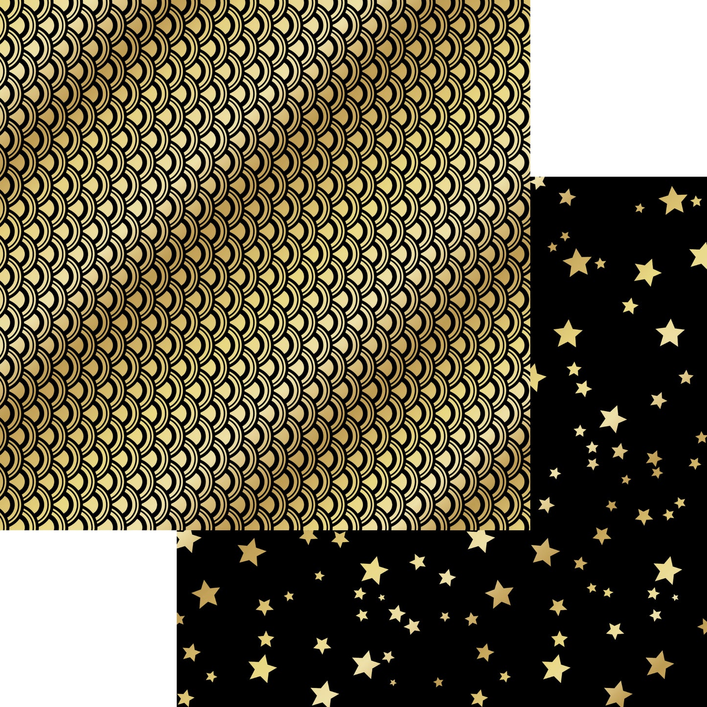 Movie Time Collection Glitz & Glamour 12 x 12 Double-Sided Scrapbook Paper by SSC Designs - 15 Pack