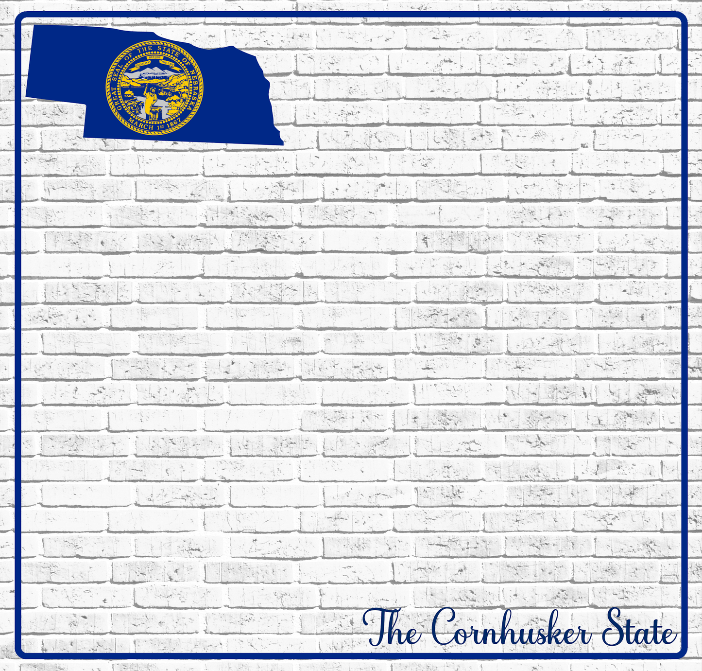 Fifty States Collection Nebraska 12 x 12 Double-Sided Scrapbook Paper by SSC Designs - 15 Pack