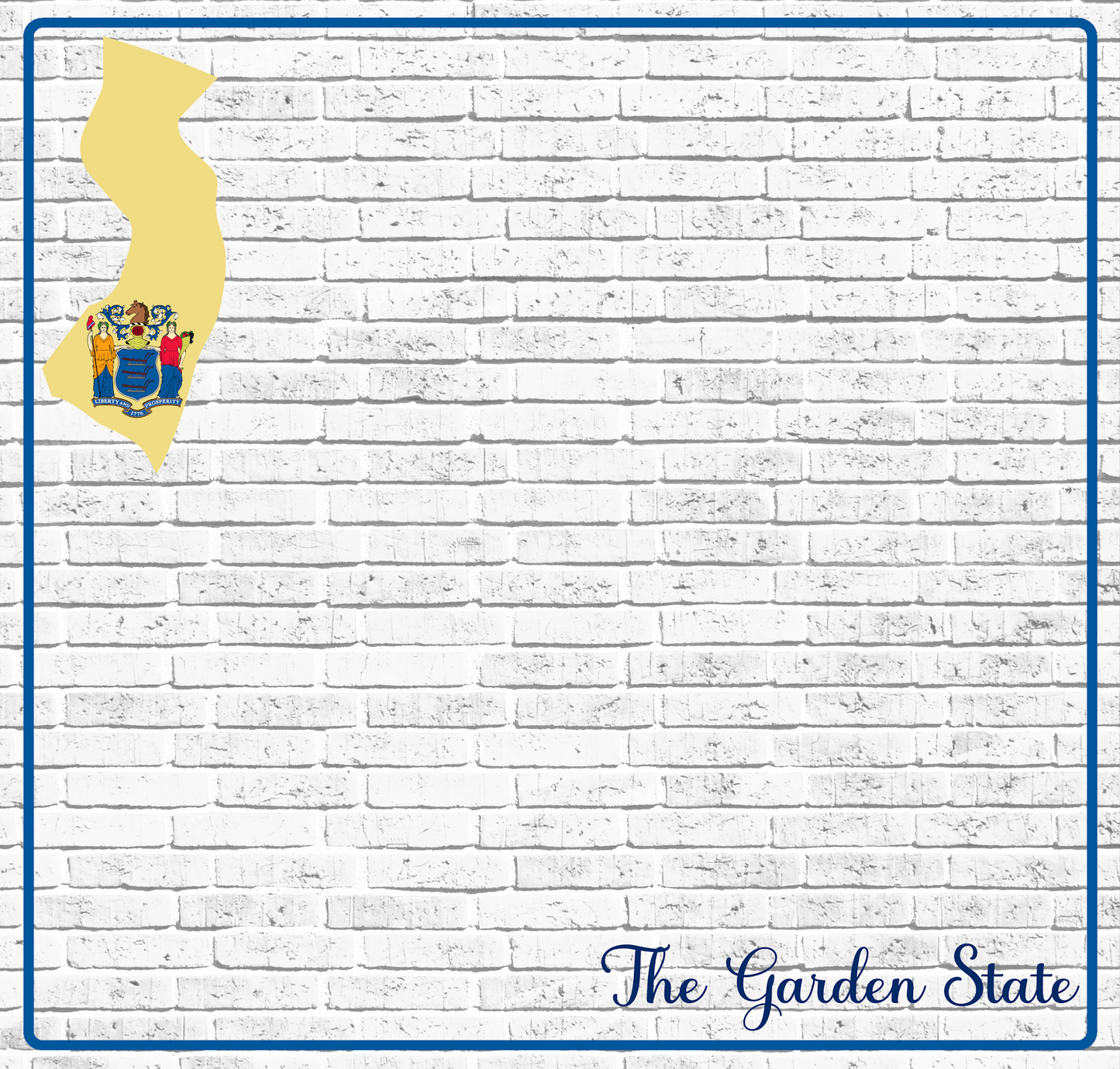 Fifty States Collection New Jersey 12 x 12 Double-Sided Scrapbook Paper by SSC Designs - 15 Pack