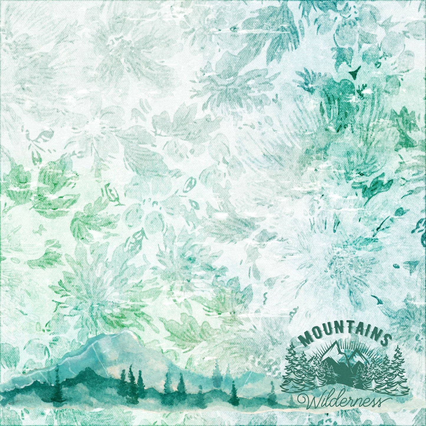 National Parks Collection Mountains & Wilderness 12 x 12 Double-Sided Scrapbook Paper by SSC Designs - 15 Pack