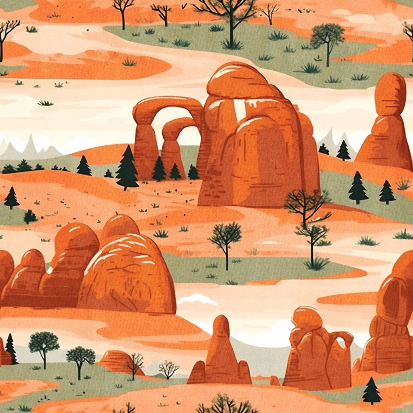 National Parks Collection River Collage 12 x 12 Double-Sided Scrapbook Paper by SSC Designs - 15 Pack