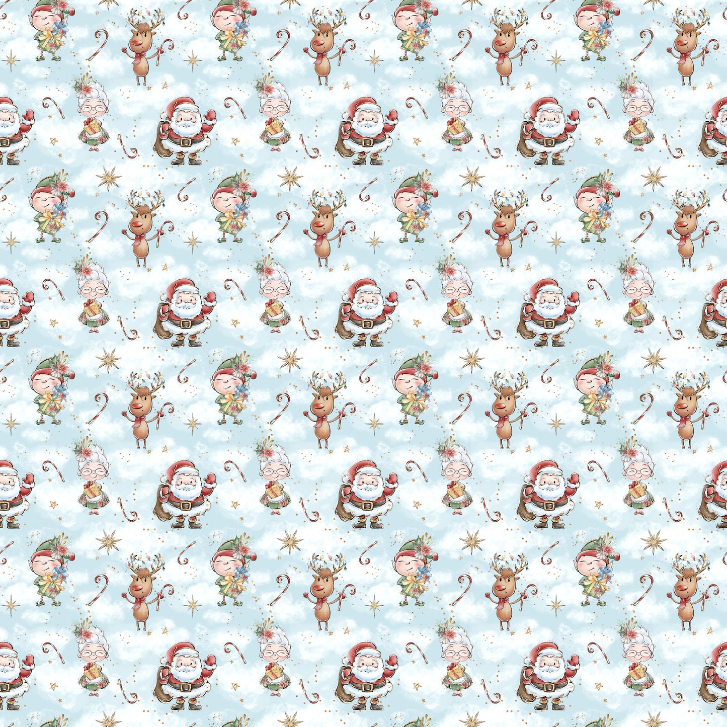 North Pole Collection Christmas Sweets 12 x 12 Double-Sided Scrapbook Paper by SSC Designs - 15 Pack