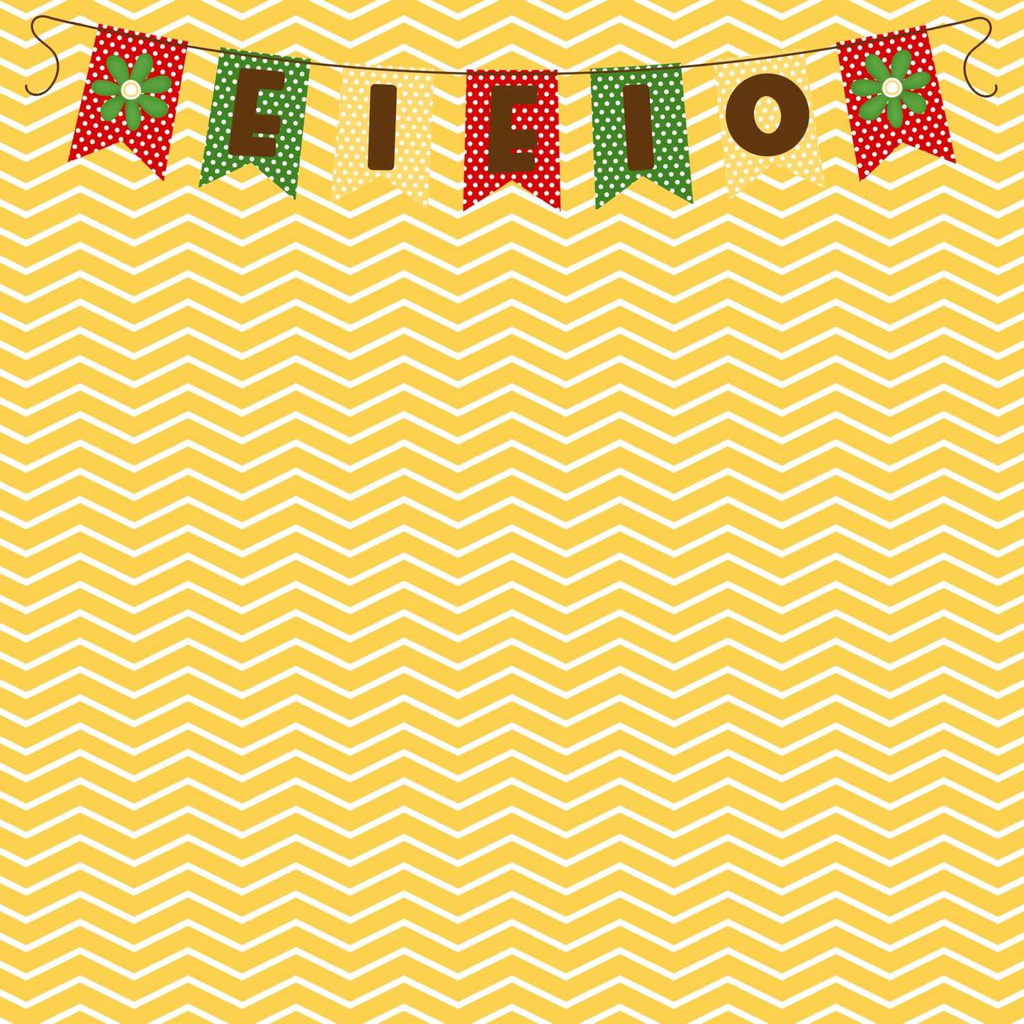 On The Farm Collection E-I-E-I-O 12 x 12 Double-Sided Scrapbook Paper by SSC Designs - 15 Pack