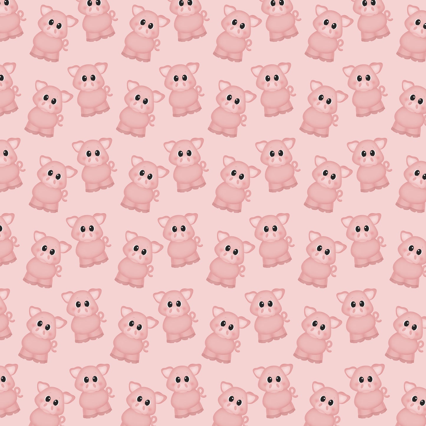 On The Farm Collection Little Piggies 12 x 12 Double-Sided Scrapbook Paper by SSC Designs - 15 Pack
