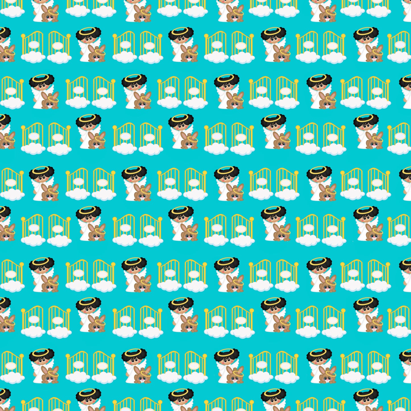 NSDesign's All Pets Go To Heaven Collection Fish & Bunnies 12 x 12 Double-Sided Scrapbook Paper - 15 Pack