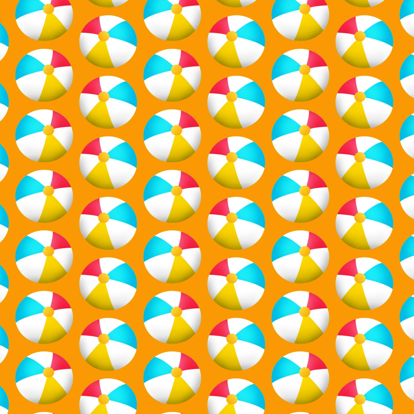 Pool Party Collection Beach Balls 12 x 12 Double-Sided Scrapbook Paper by SSC Designs - 15 Pack