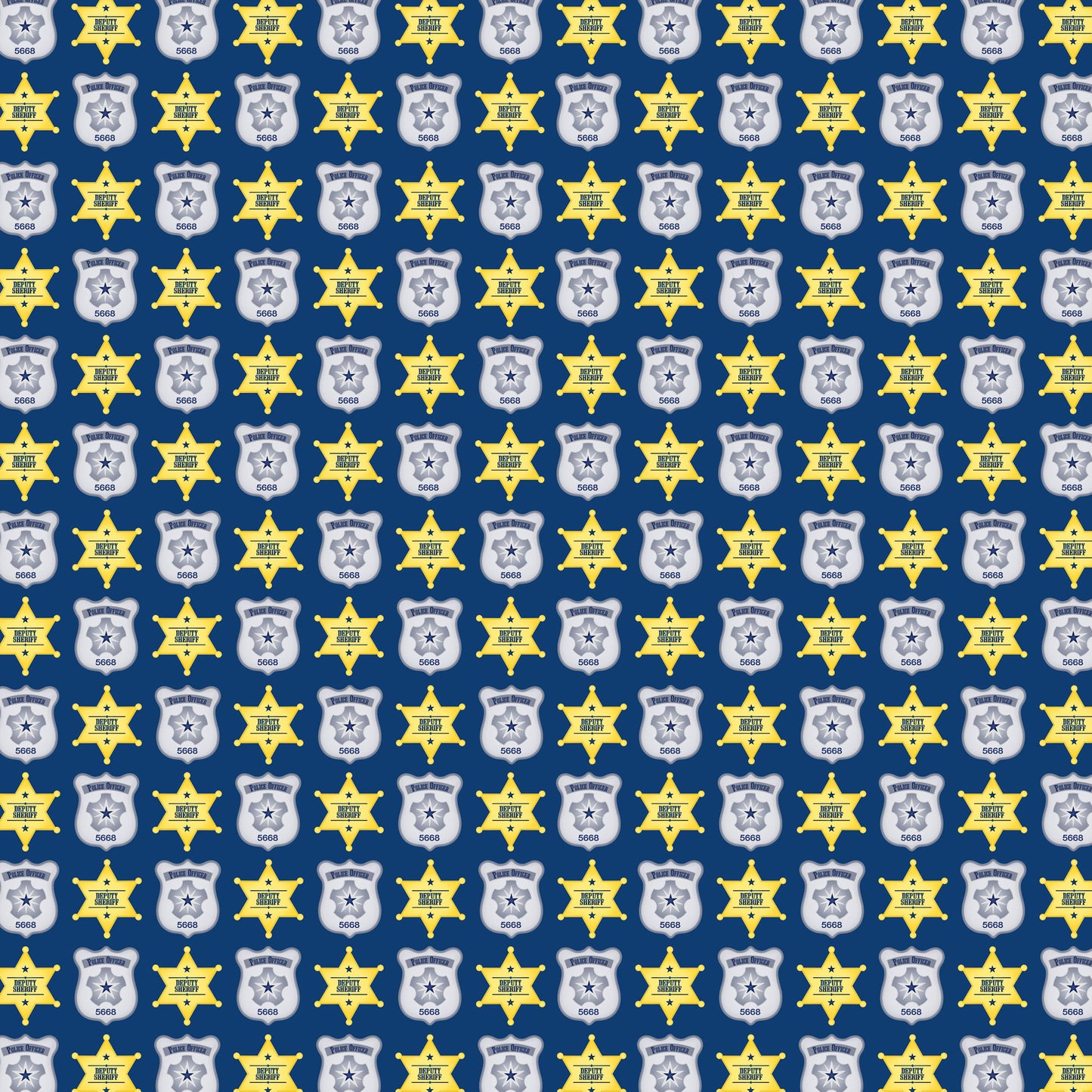 Occupation Collection Police Officer 12 x 12 Double-Sided Scrapbook Paper by SSC Designs - 15 Pack