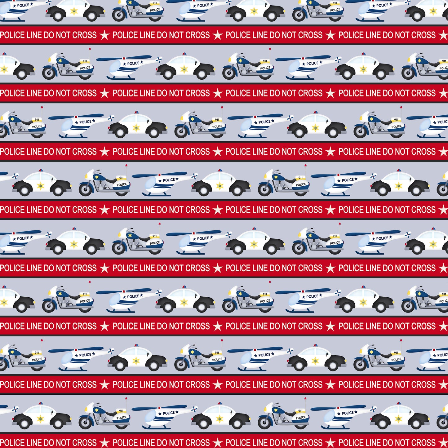 Occupation Collection Police Officer Busted 12 x 12 Double-Sided Scrapbook Paper by SSC Designs - 15 Pack