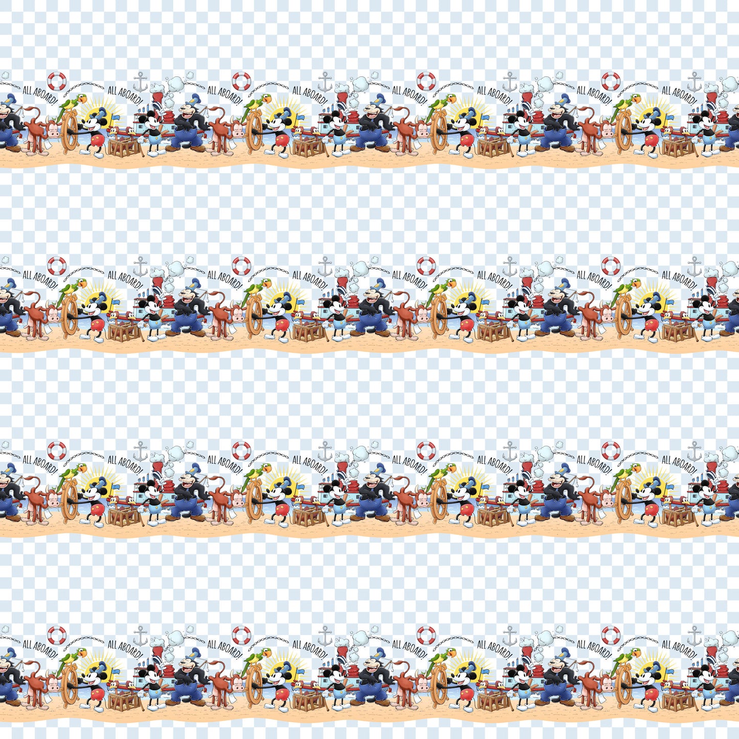 Steamboat Willie Collection Steamboat Willie 12 x 12 Double-Sided Scrapbook Paper by SSC Designs - 15 Pack