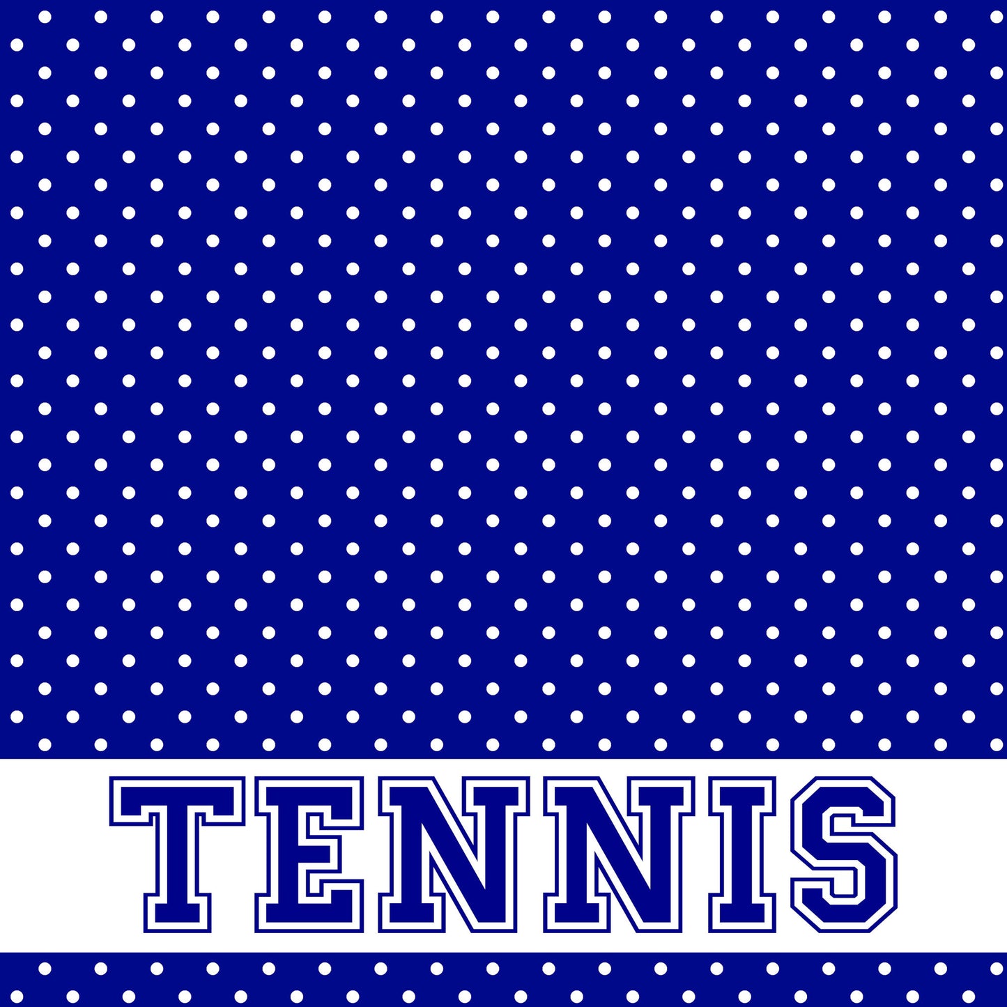 School Customs Collection Tennis 12 x 12 Double-Sided Scrapbook Paper by SSC Designs - Pack of 15
